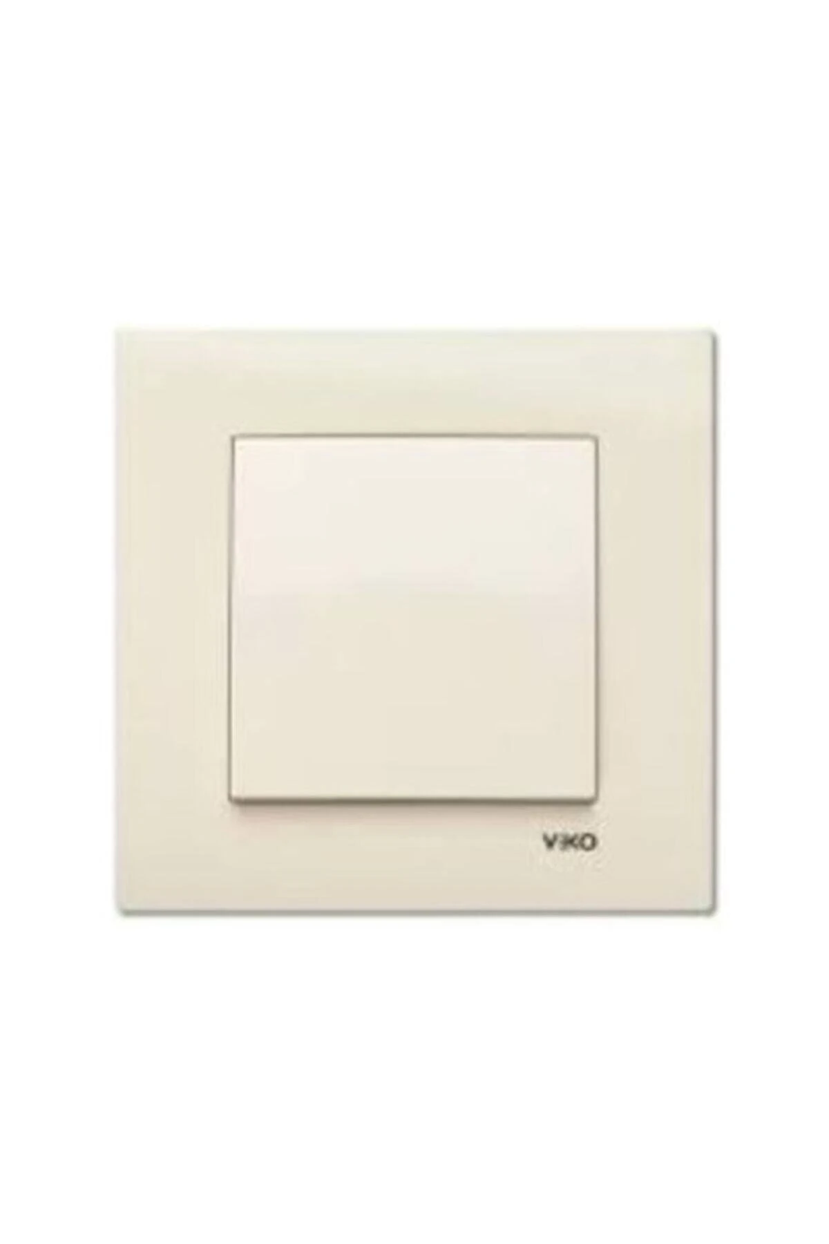 karre Tekli Anahtar - ( Krem Renk ) Çerçeve Dahil.