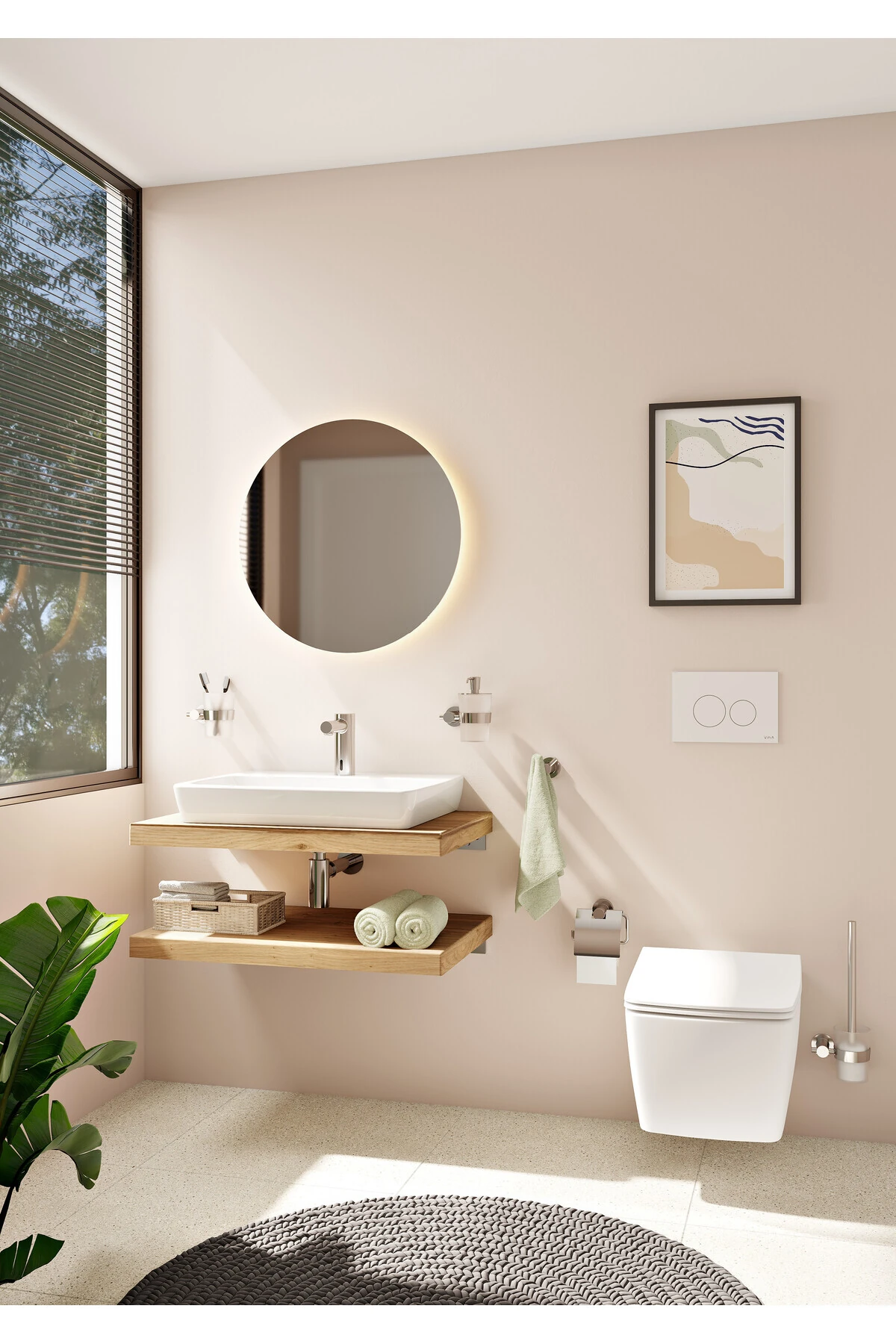 Metropole 7672B003-0559 Rim-ex Asma Klozet, 56 cm, Beyaz