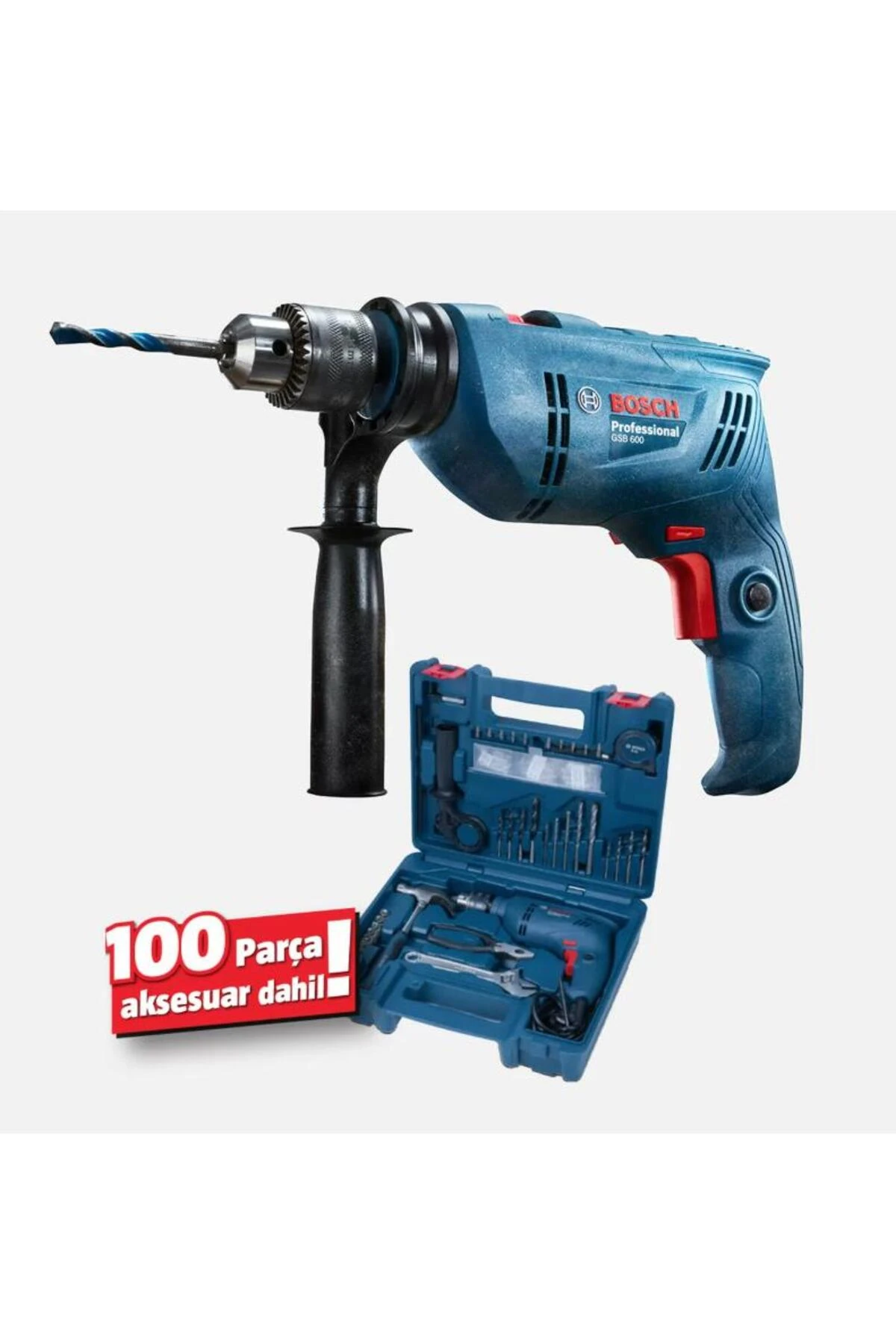 Gsb 600 Matkap 100 Parca Set