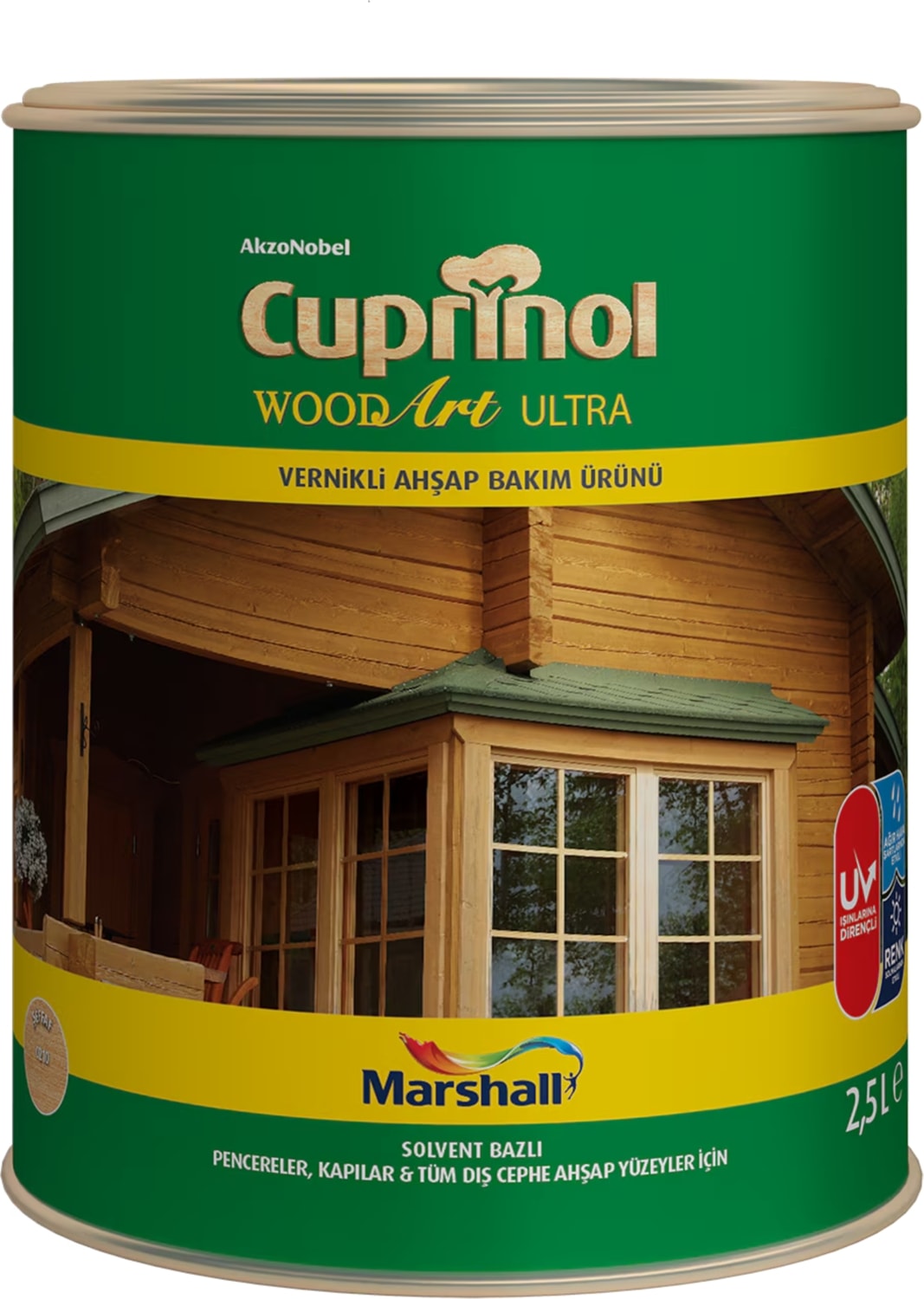 Cuprinol Vernik Renkli Ahşap Koruyucu 0,75 Lt Klasik Karabiber