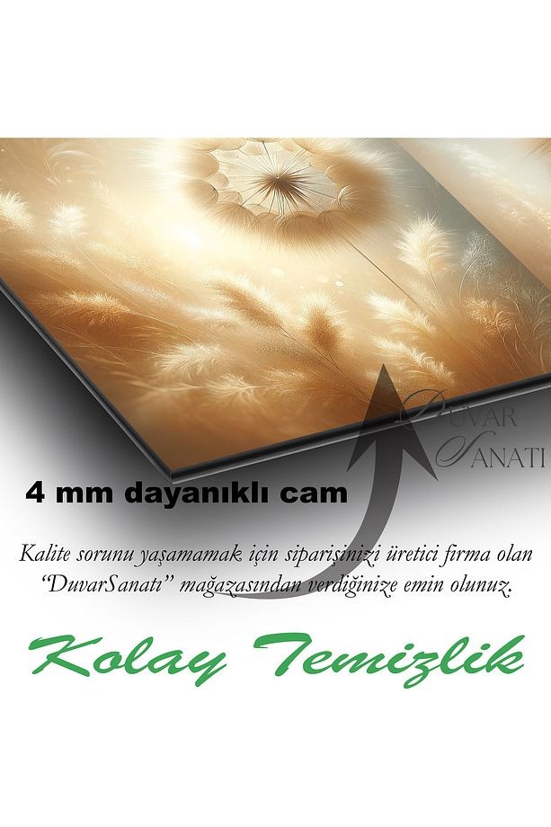 Üçlü Soft Renk Çiçekler Kare Gerçek Cam Tablo, Modern Ev Salon Ofis Dekorasyonu Büyük Duvar Dekoru