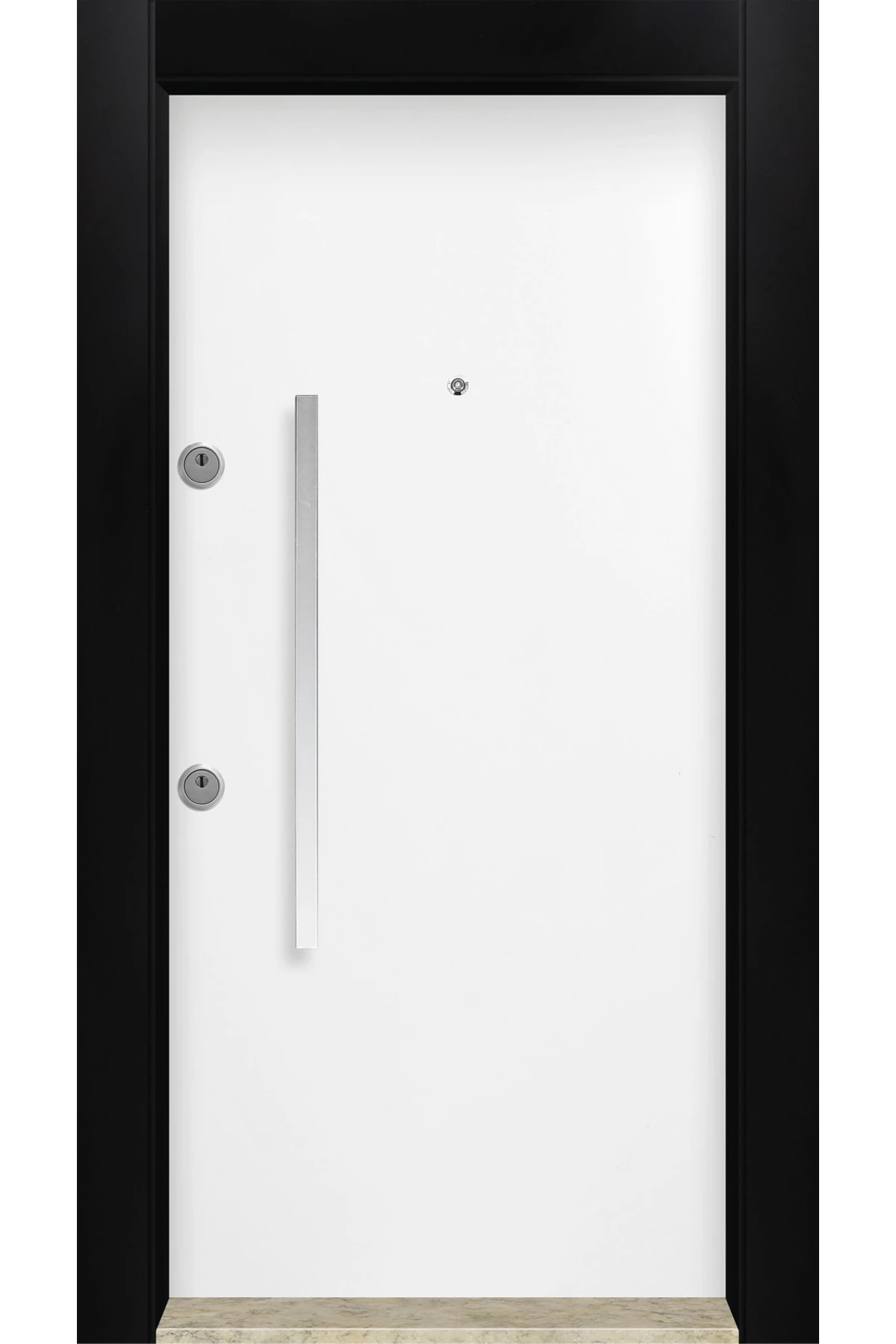 Dış Iklim Kapısı Yağmur'a Ve Güneşe Dayanıklı Çelik Kapı Mn-6040 Sağ