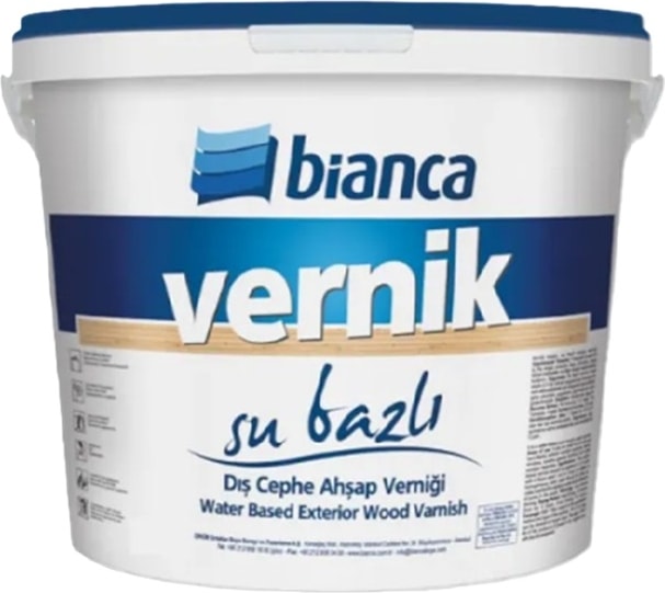 Su Bazlı Dış Cephe Ahşap Verniği Parlak 2.5 Lt