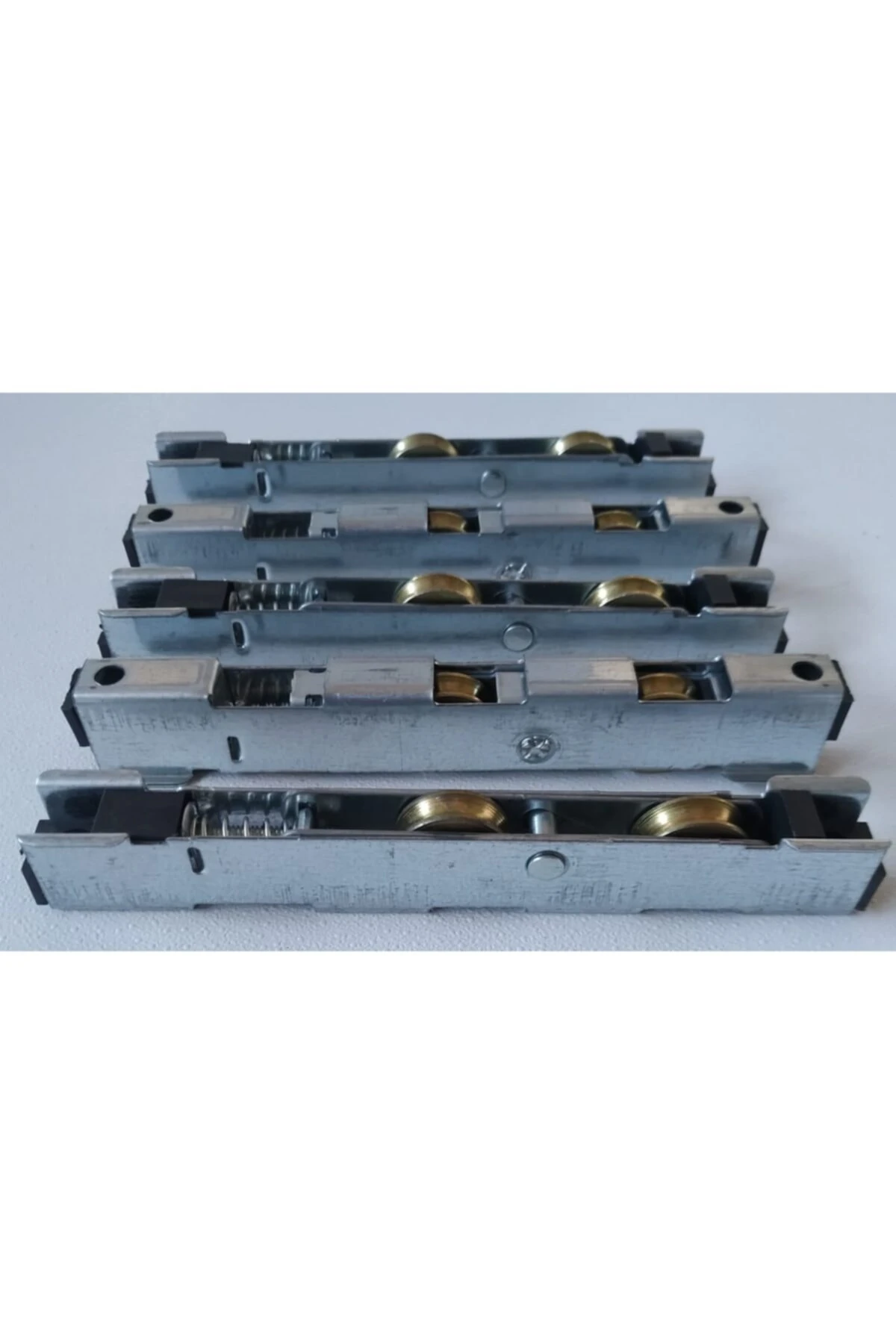 Büyük Çiftli Saç (metal) Teker - Sürme Kapı Ve Pencere Tekeri - Pvc Kapı Ve Pencere Için Çift Teker