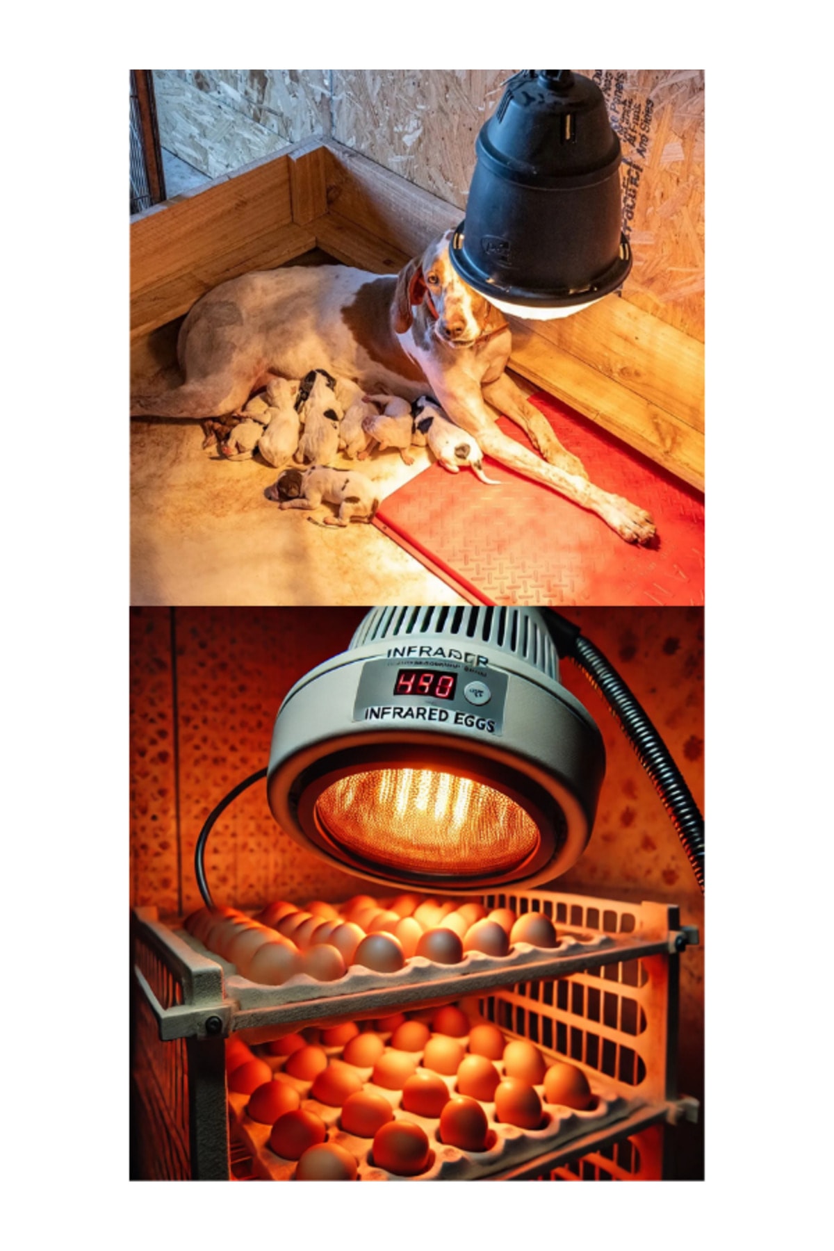 (1 Adet) 250W Kızılötesi (infrared) Hayvan Isıtma ve Fizik Tedavi Lambası (Kırmızı Işık)