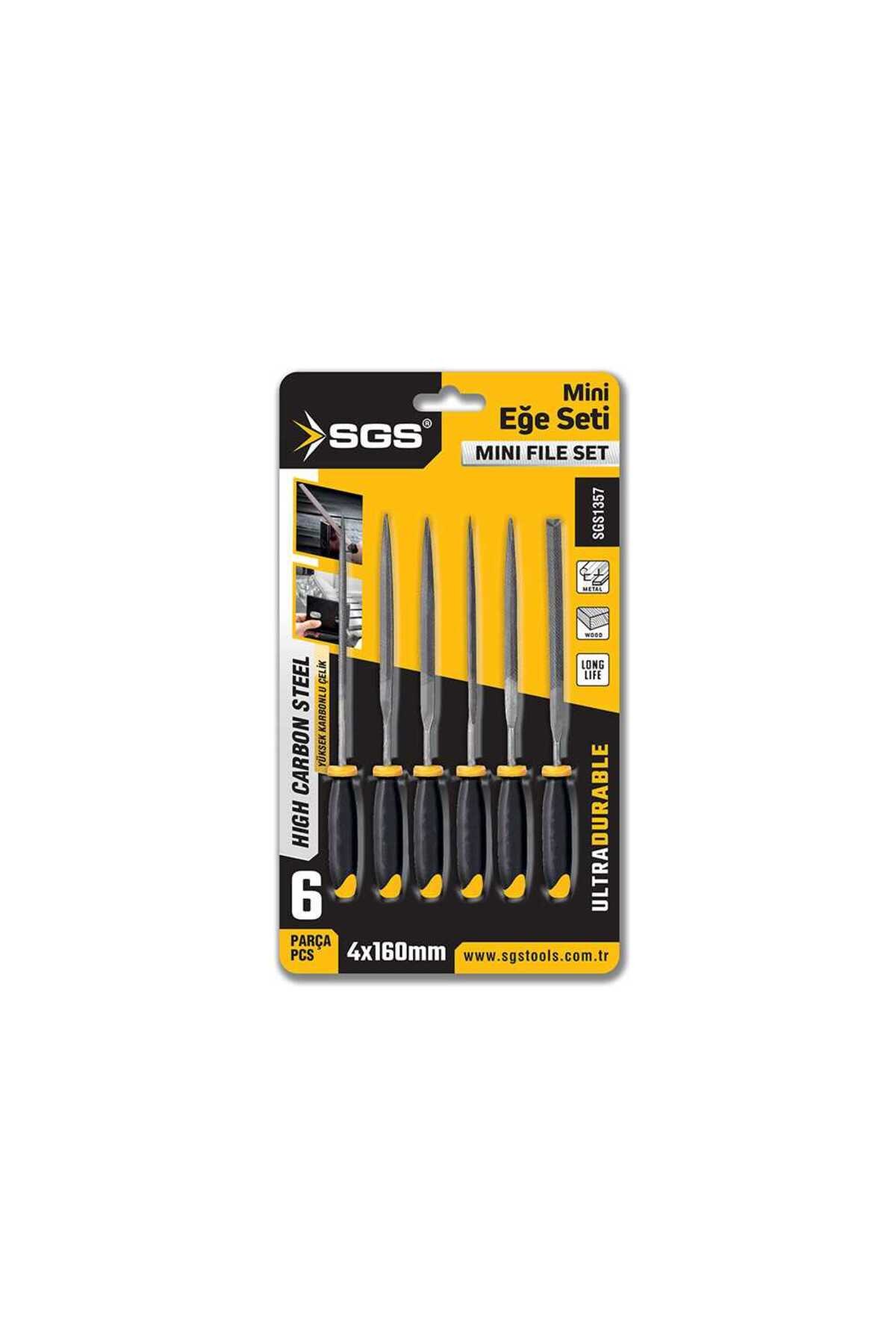 6 PARÇA MİNİ EĞE SETİ 4*160 MM