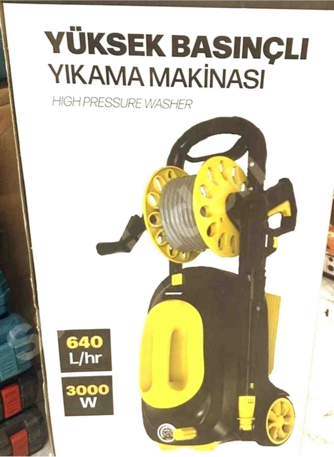 Elektrikli Yüksek Basınçlı Yıkama Makinesi Ev Tipi Oto Araba Yıkama Su Tabancası Halı