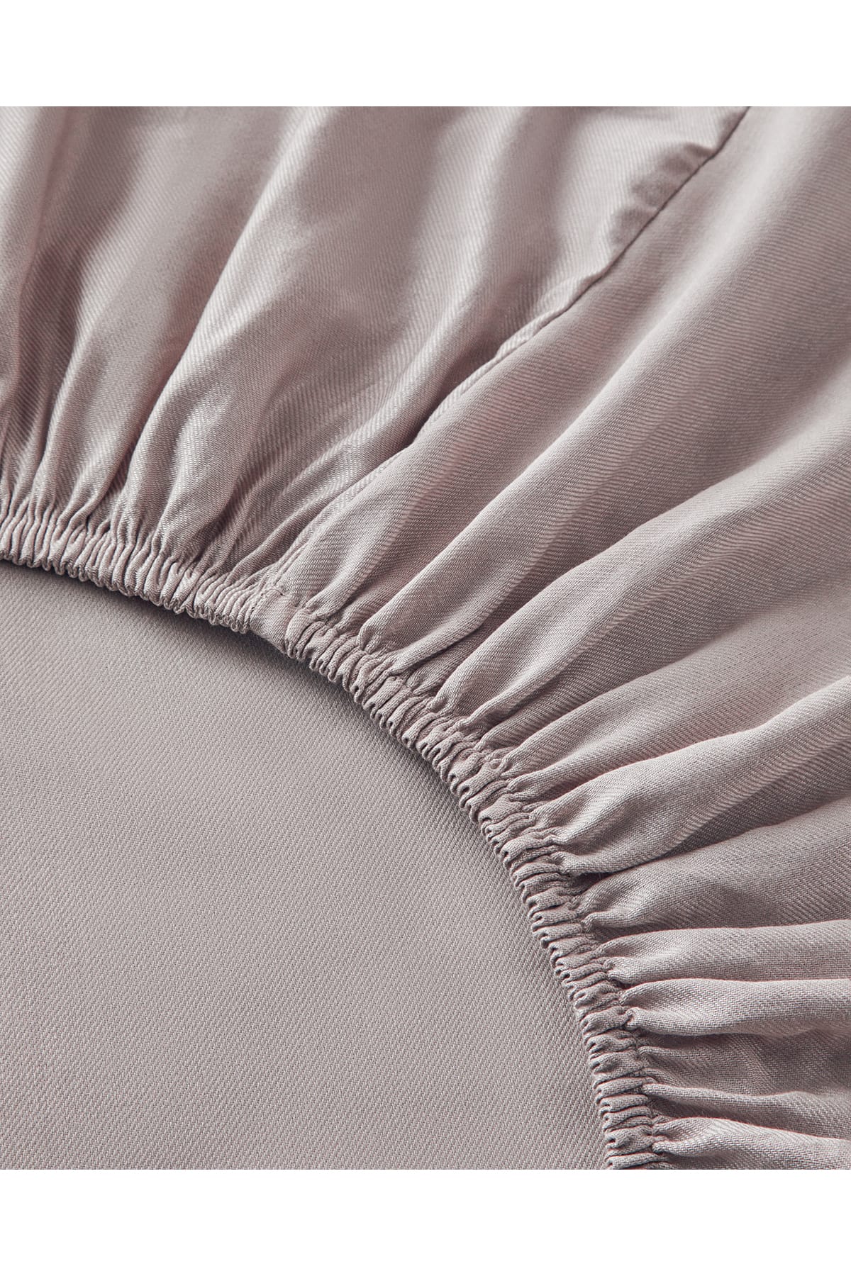 Crystal İpeksi Twill King Size Nevresim Takımı 240x220 cm Gül Kurusu