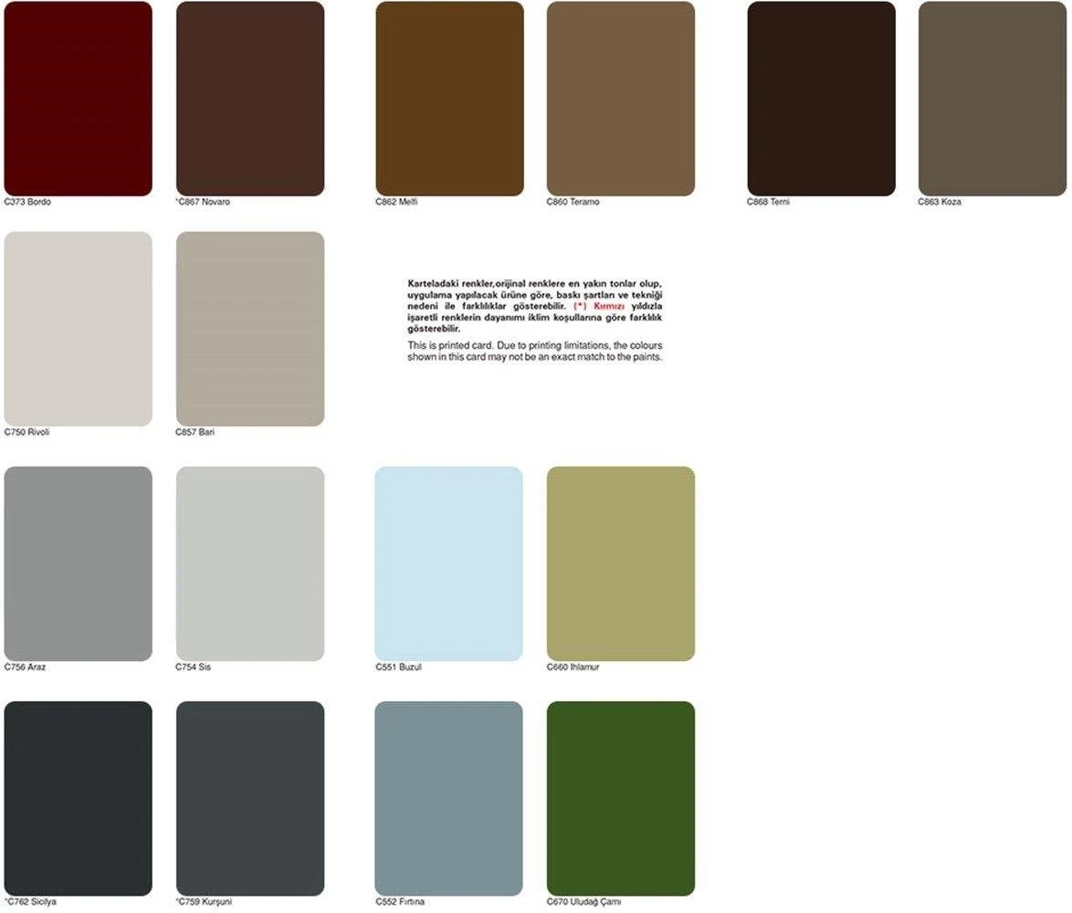 Silikonlu Dış Cephe Boyası C854 Vero 15 Lt