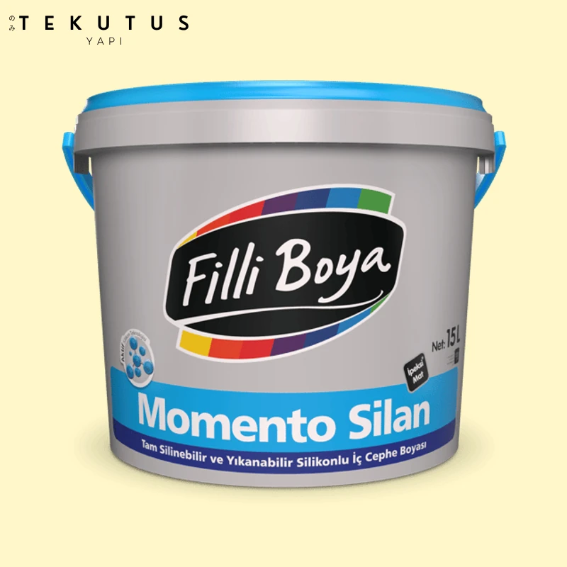 Momento Silan Silikonlu Iç Cephe Boyası 15 L Sarı Sonbahar / E-226