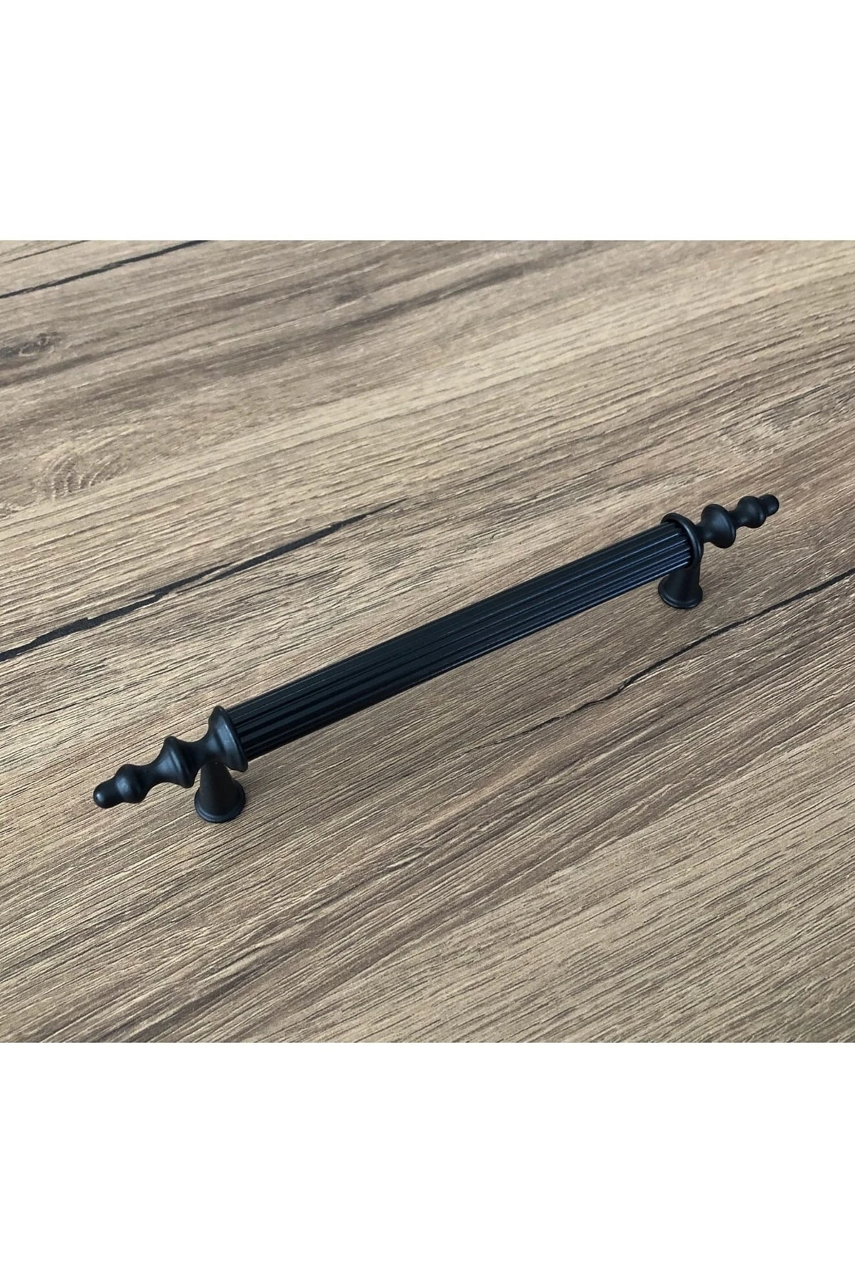 Mat Siyah Mobilya Dolap Mutfak Çekmece Kulpu 192 Mm (19,2 Cm) 1 Adet