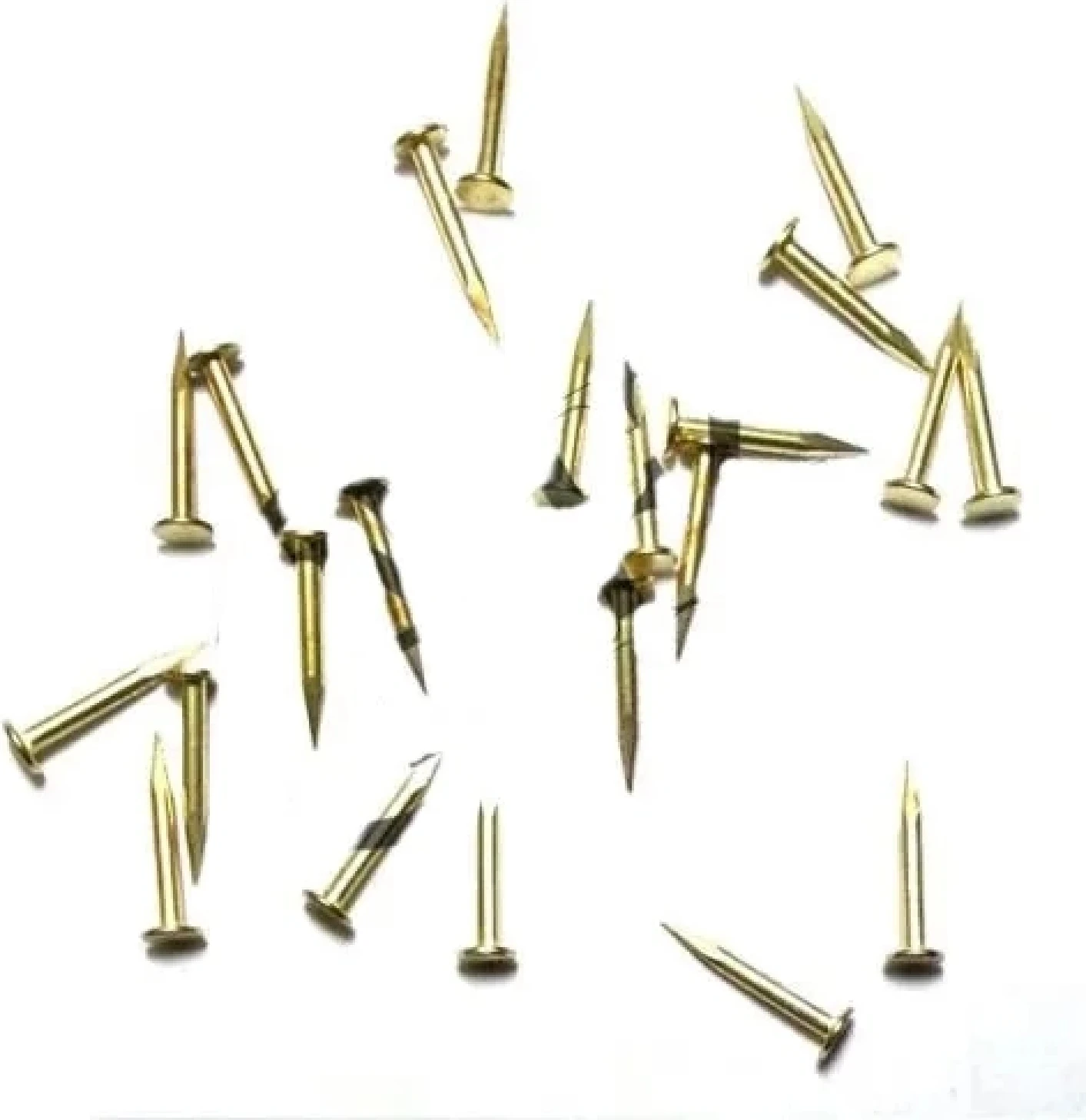 Klips, Menteşe, Ayağı Çivisi 9mm Çelik - Sarı 100GR