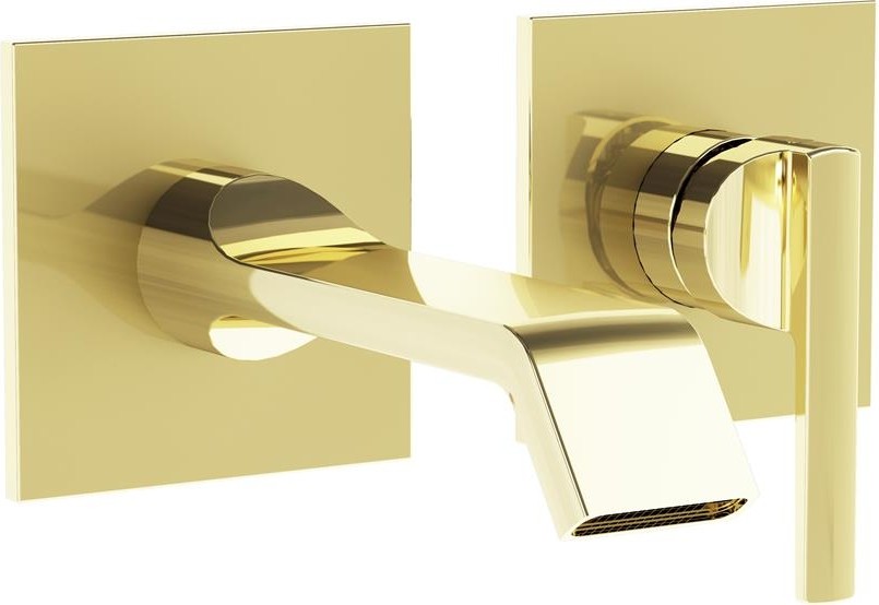 Vitra Suit Ankastre Lavabo Bataryası Sıva Üstü Grubu Soft Altın A4278274