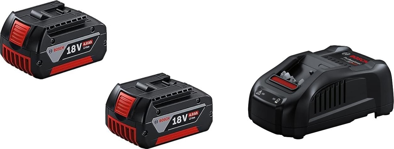 BOSCH Gba 2x4.0 Ah + Gal 1880 Cv