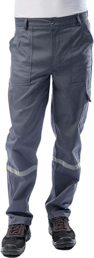 Kışlık Teknik Iş Pantolonu 2958 Sımplex 7/7 390 Gsm %100 Pamuklu Renk Gri
