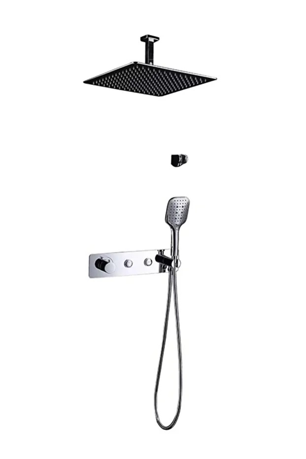 STEP YATAY ANKASTRE BANYO SETİ (KROM)