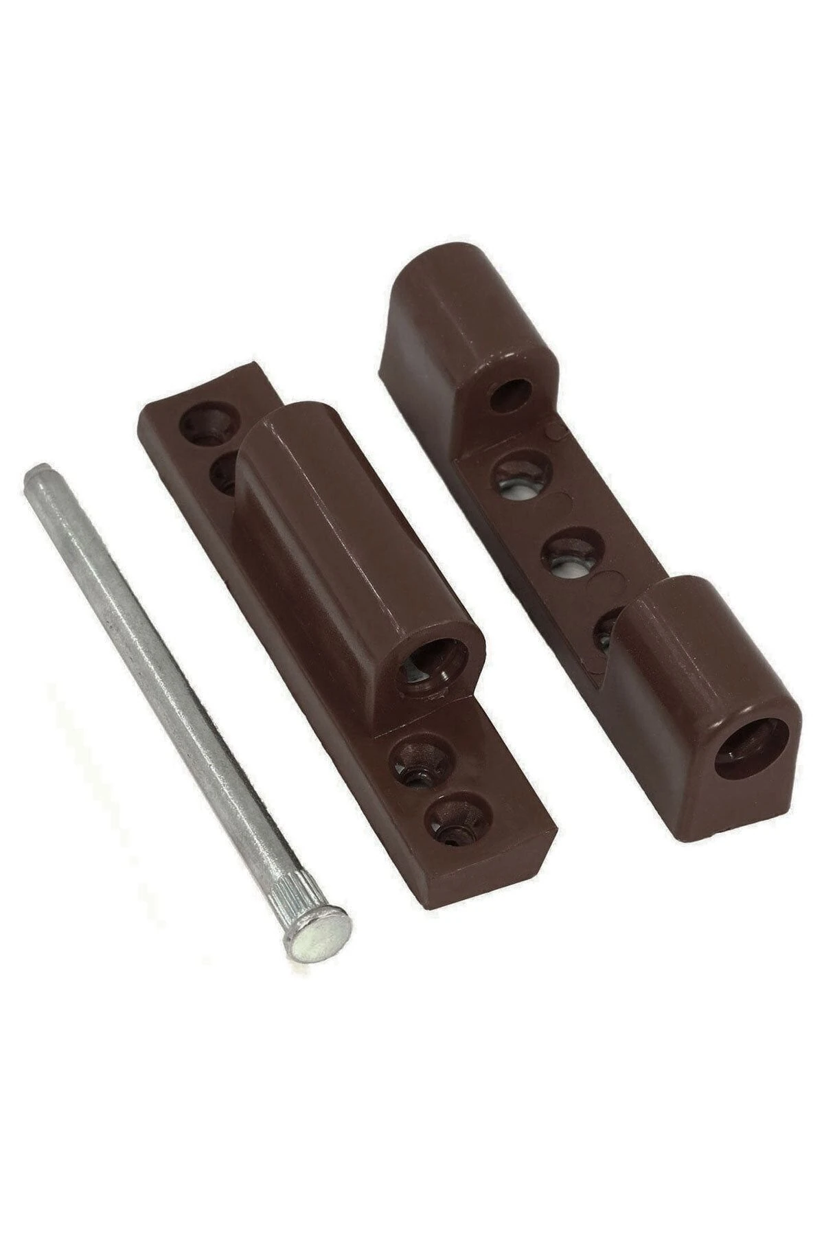 Pvc Pimapen Kapı Pencere Menteşesi Metal 90 Mm Koyu Kahverengi - Mobilya Menteşeleri - Tek Ebat