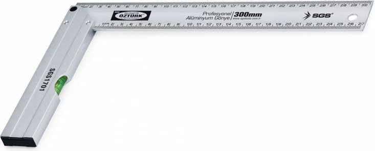 Profesyonel Alüminyum Gönye 25 cm