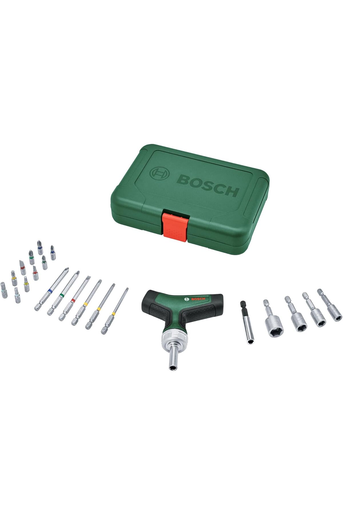 BOSCH T Tipi Cırcırlı Tornavida Seti 22 Parça-1600a02z9t