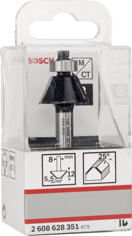 BOSCH Standard W Pah Açma Frezesi 8*5,5*54 mm