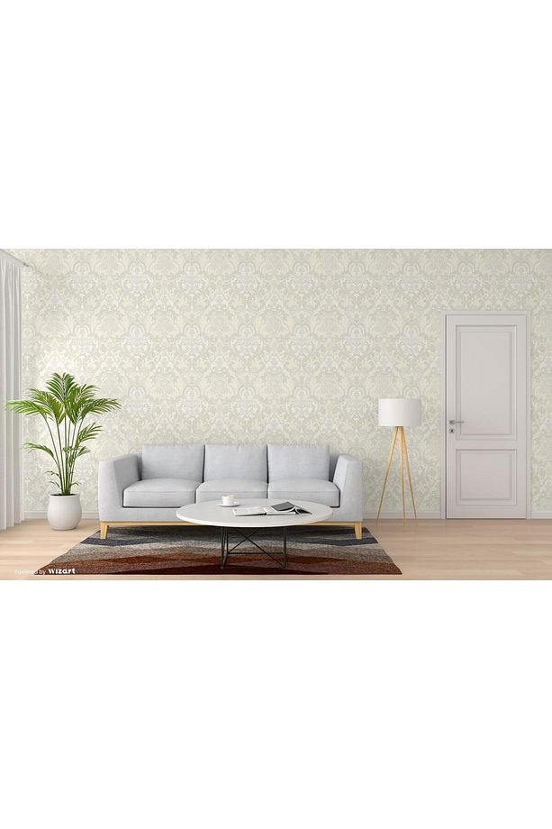 Ephes 1002-7 Damask büyük, Simli Duvar Kağıdı 10m²