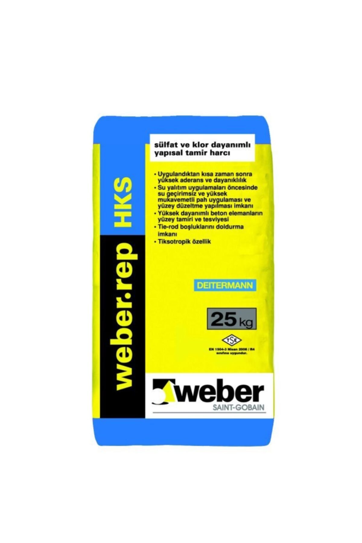 Hks Sülfat Ve Klor Dayanımlı Yapısal Tamir Harcı