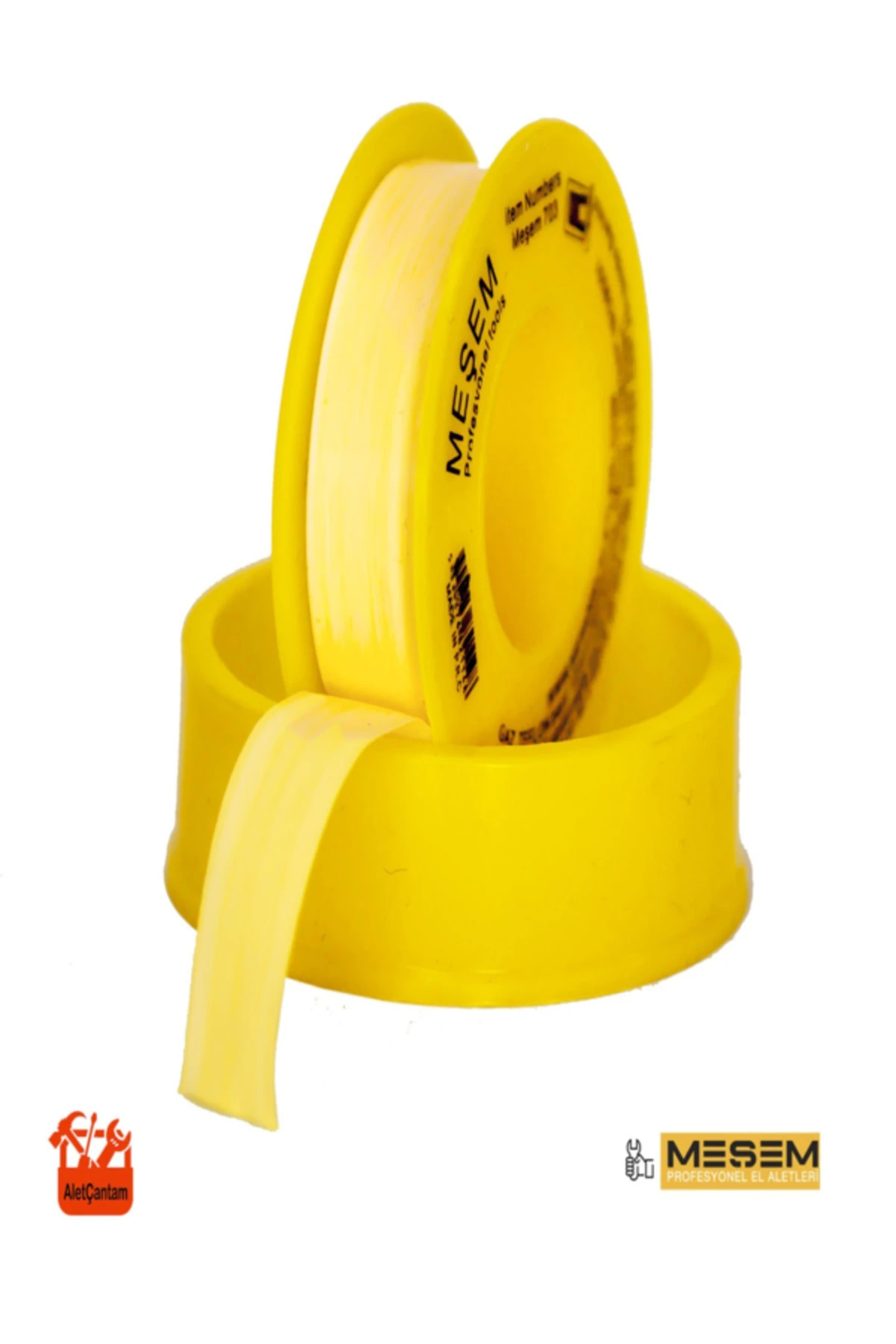 Doğalgaz Teflon Bant Sarı Doğalgaz Tesisatları İçin Sarı Teflon Bant