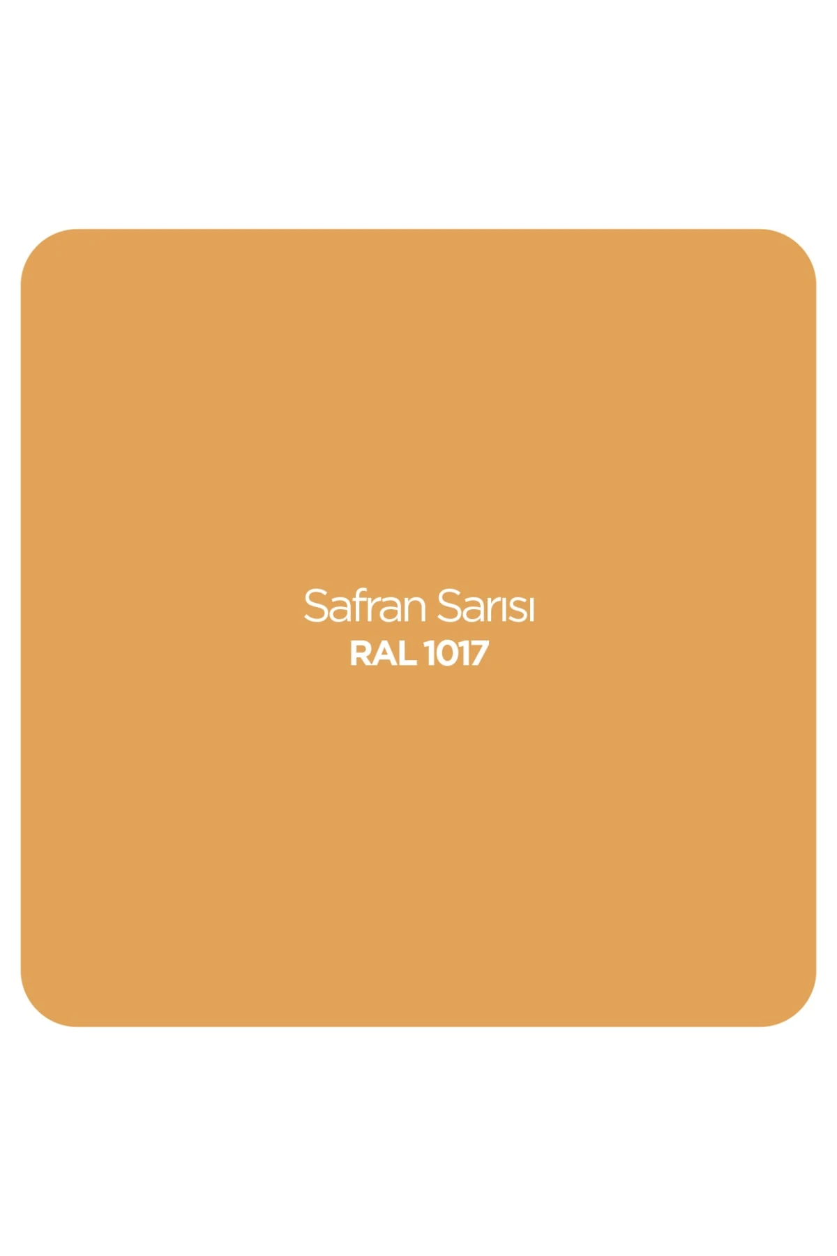 Akrilik Safran Sarısı Sprey Boya 400 ml - Ral 1017