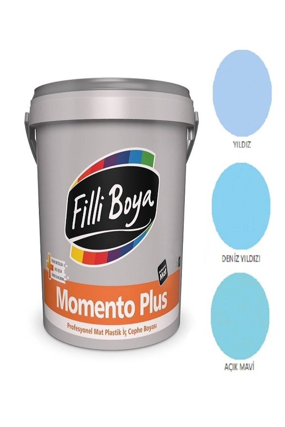 Filli Momento Plus Profesyonel Mat Plastik Iç Cephe Boyası 7.5lt (açık Mavi)