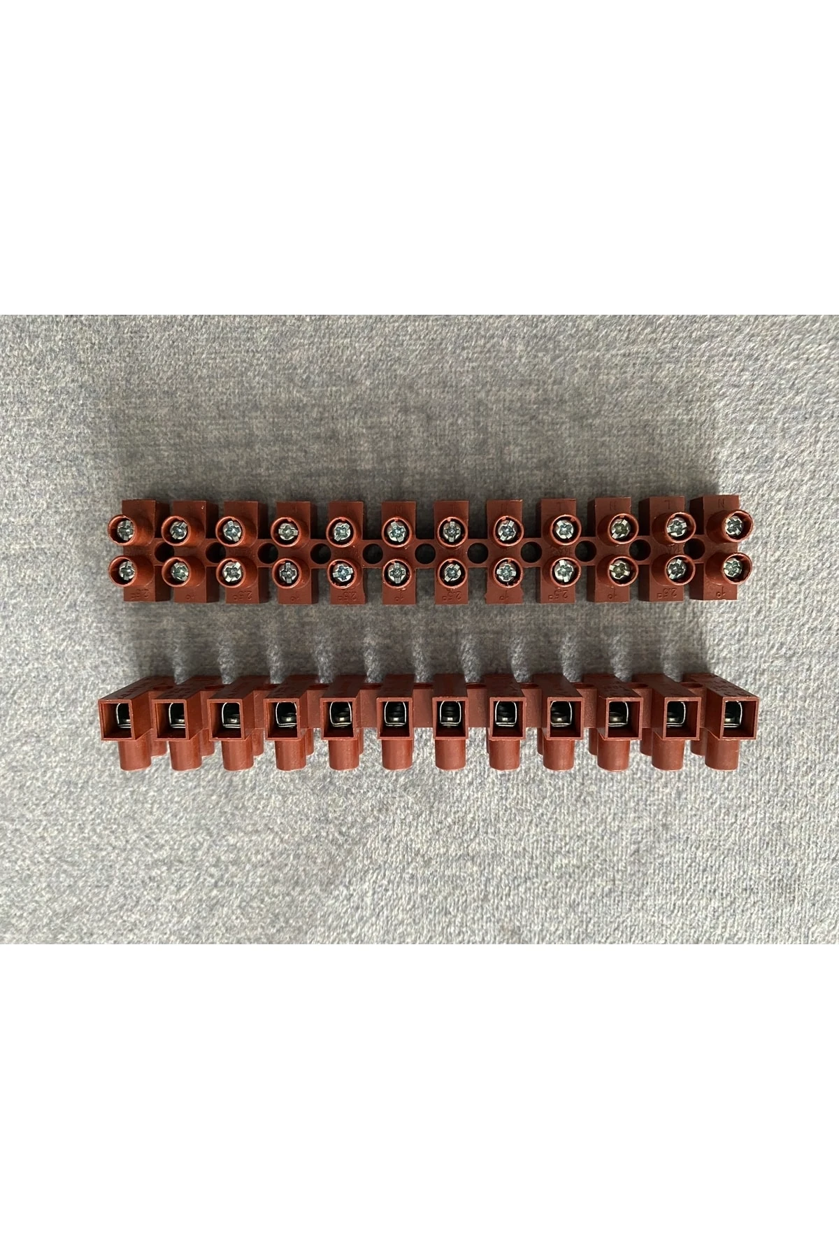 10 Adet - 1 No 12 Li Alev Almaz Sıra Klemens (0.5-4MM2)