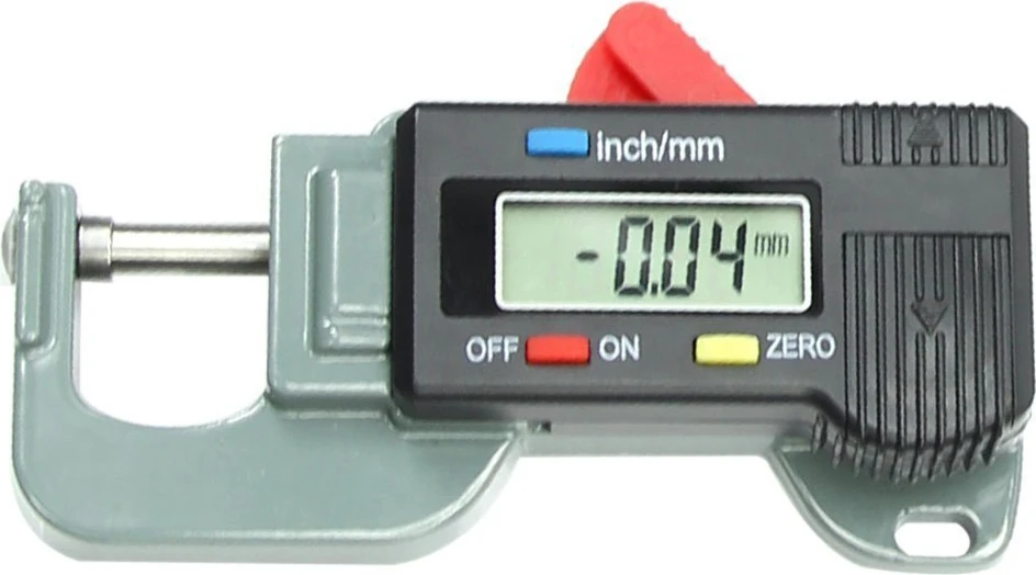 Taşınabilir Hassas Dijital Kalınlık Ölçer Ölçer Metal Test Cihazı Mikrometre 0 Ila 12.7mm (Yurt Dışından)