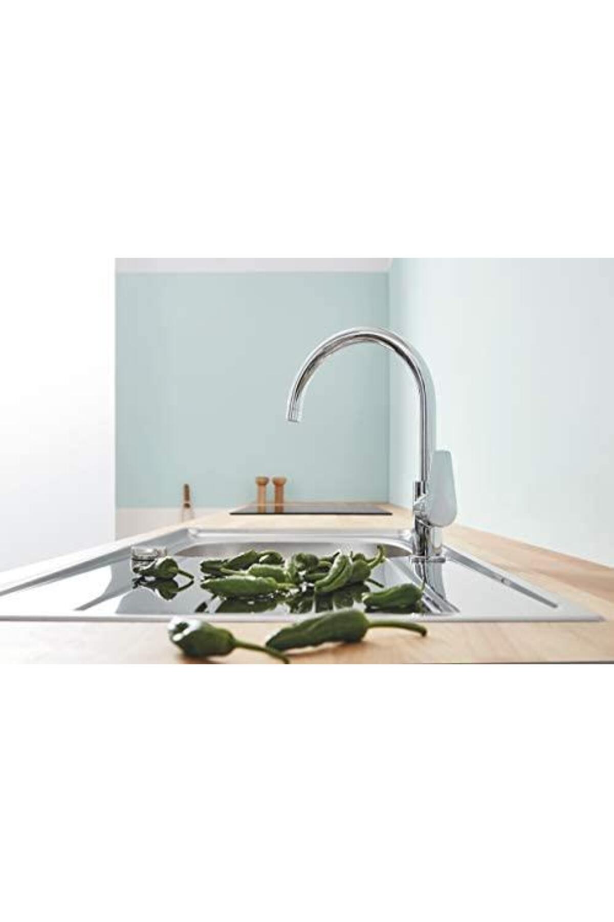 Bauedge Tek Kumandalı Eviye Bataryası 31367001, KROM