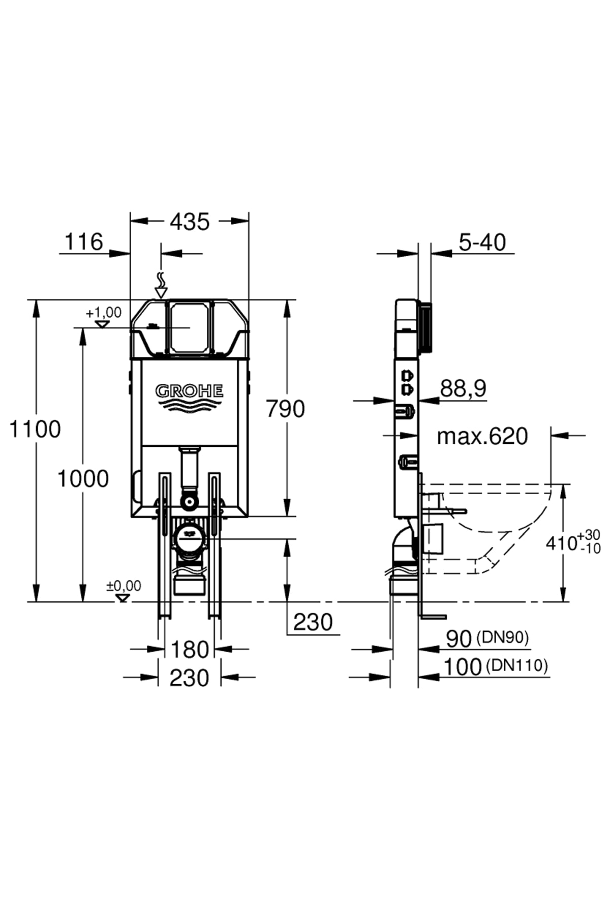 GÖMME REZERVUAR VE KUMANDA PANELİ