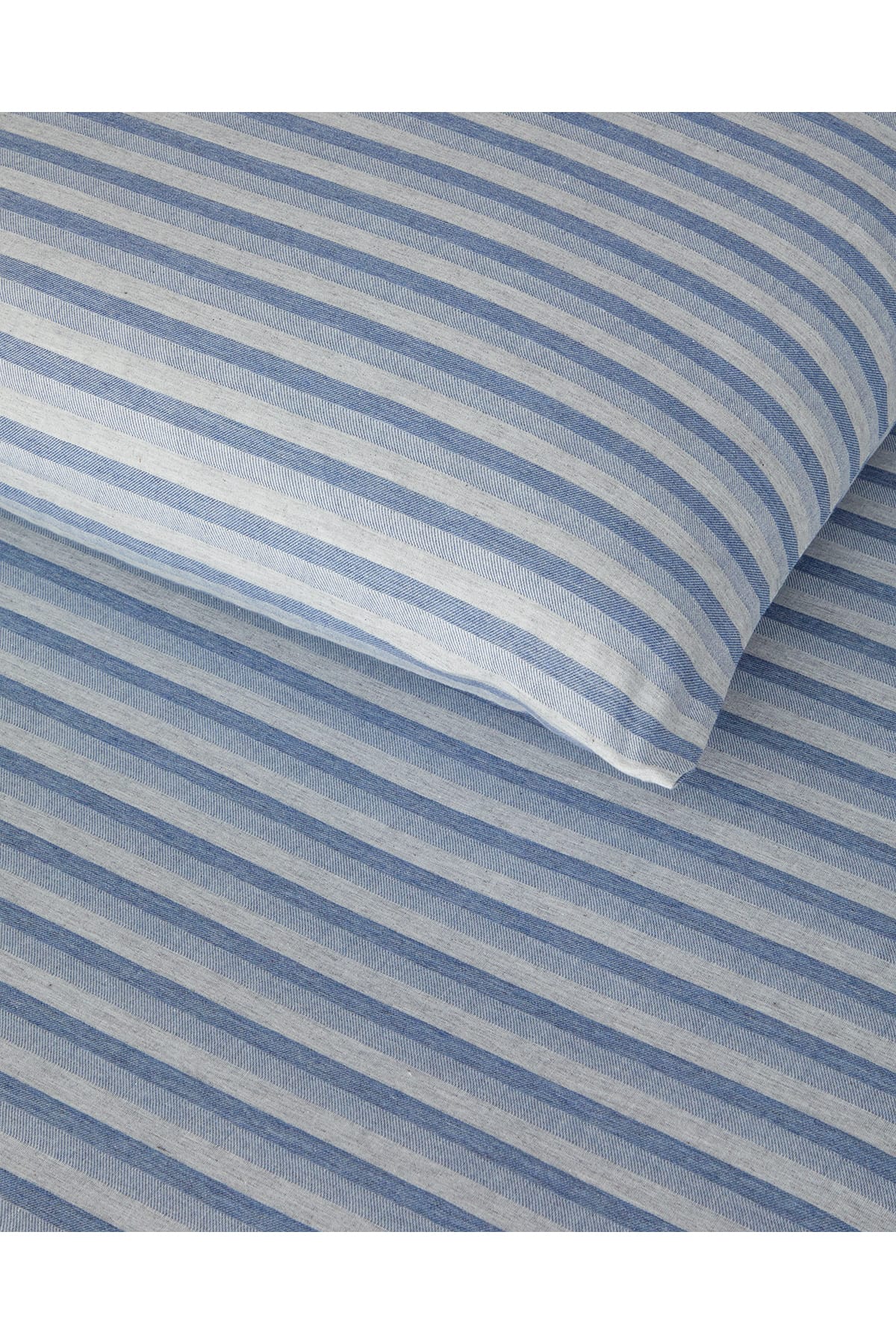 Elite Lines Ipliği Boyalı Tek Kişilik Nevresim Takımı Lacivert 160 X 220 Cm