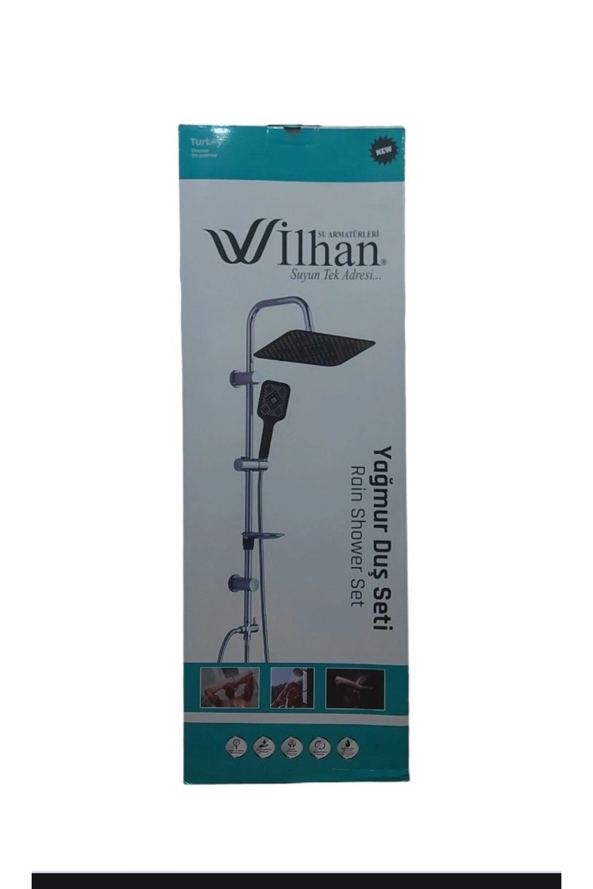 ROBOT DUŞ SETİ(SİYAH,MAT)