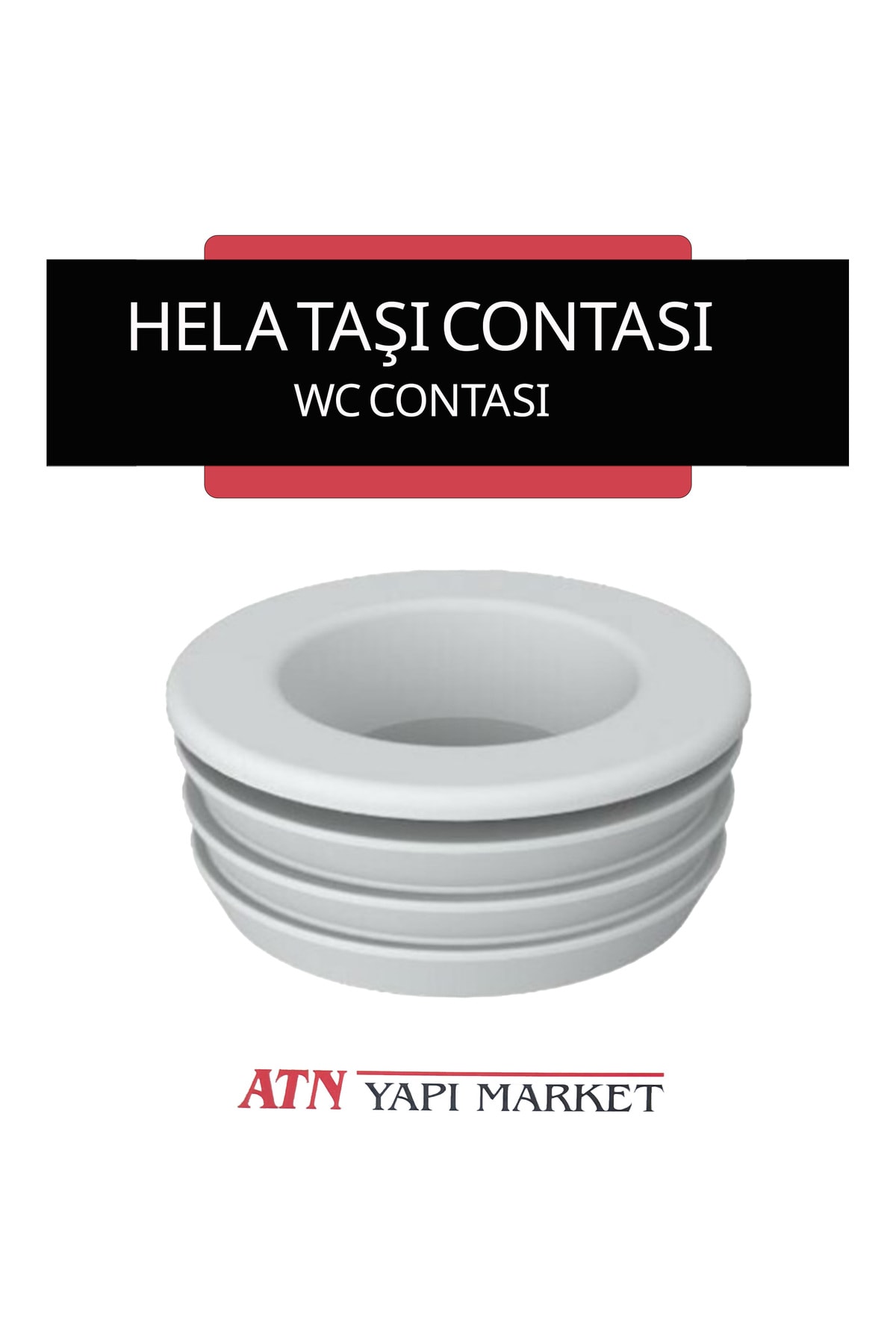 Hela Taşı Contası – WC Gider Contası – Tuvalet Sızdırmazlık Lastiği (5 Adet)