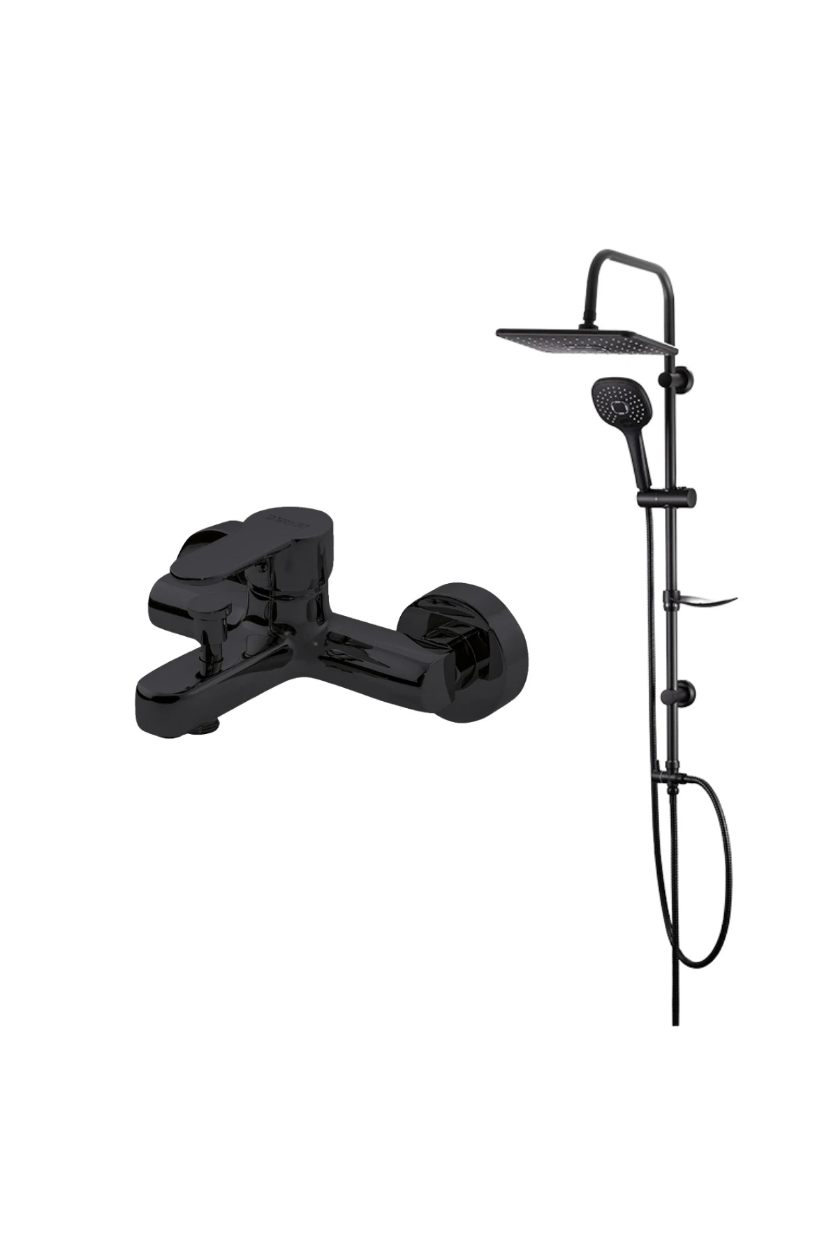 Siyah Banyo Bataryası,bold Duş Ünitesi 971511b-910530b