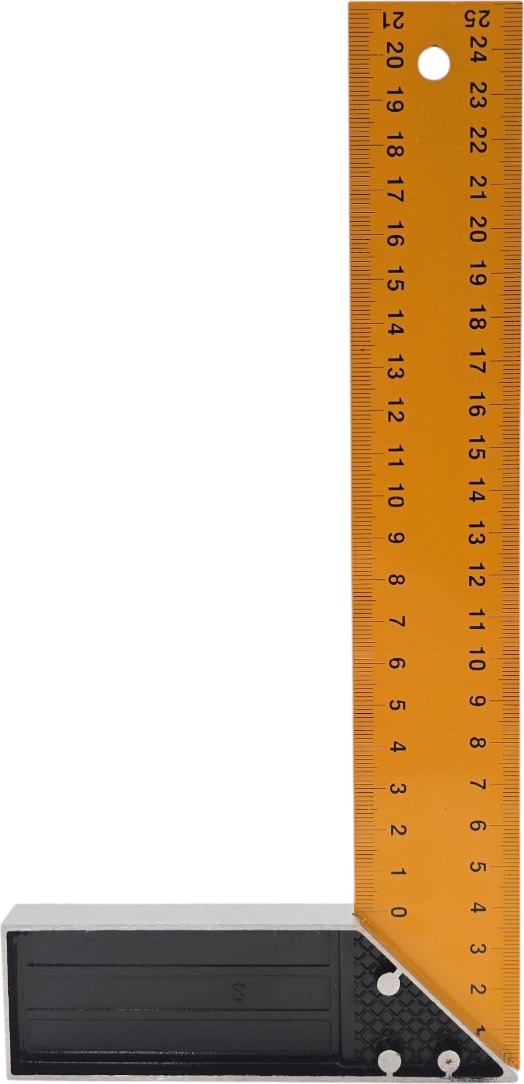 B.h.d BHD00588 250MM/25CM Sarı L Marangoz Gönye