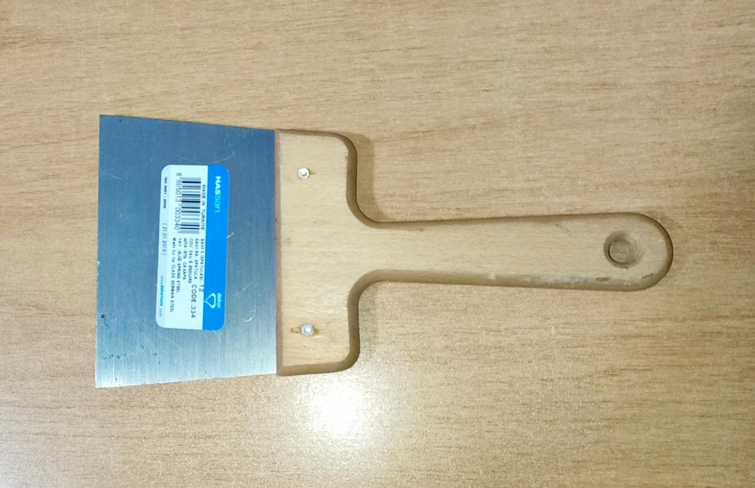 334 Sahra Ispatulası 12 cm Ahşap Saplı