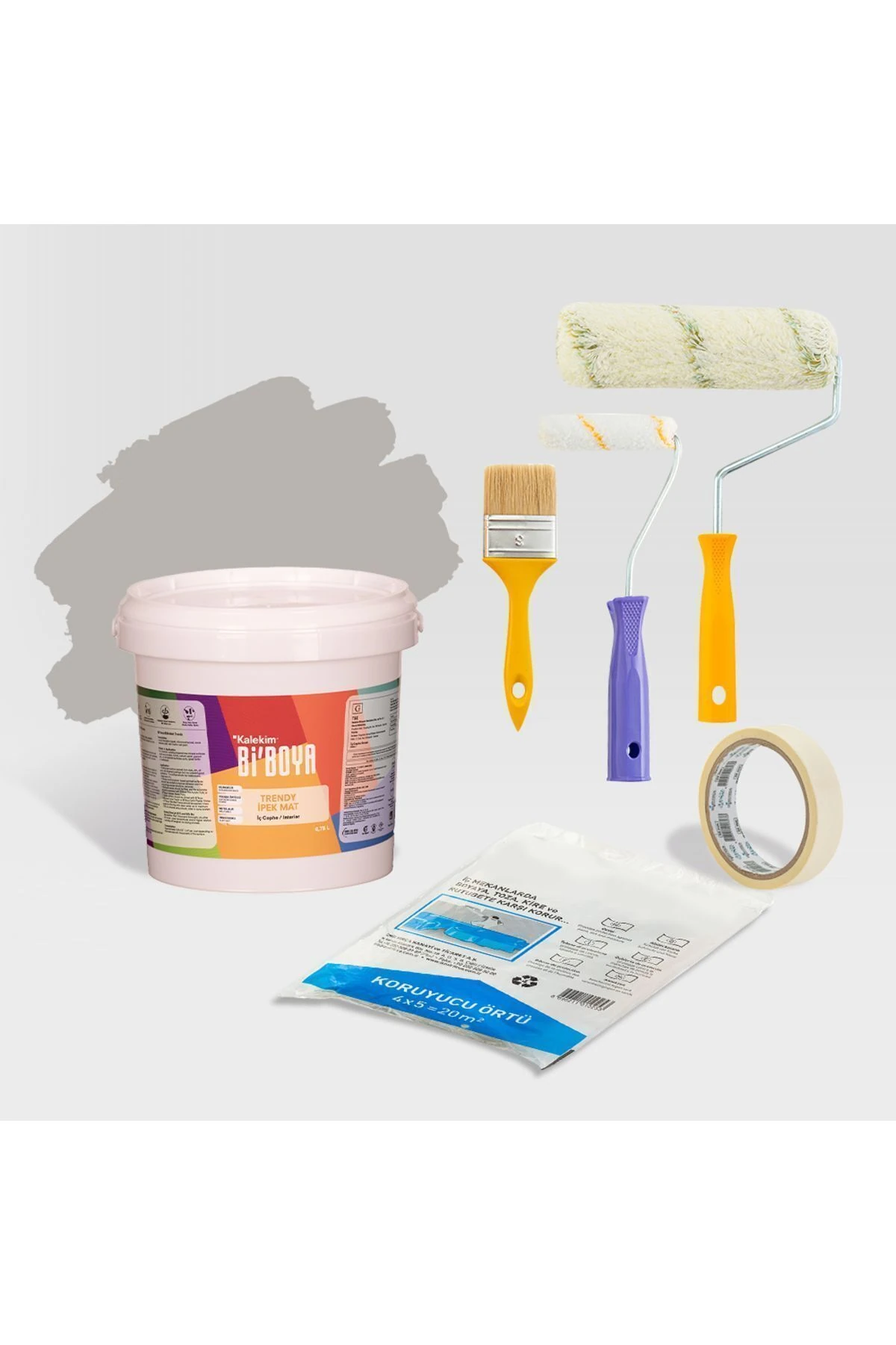 Tek Duvar Boyama Seti Krater