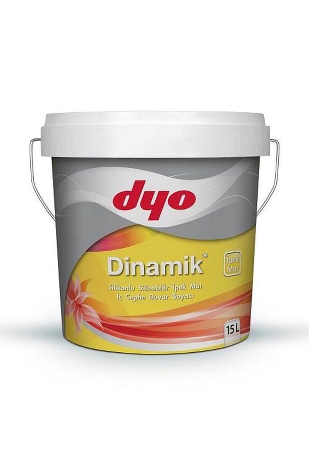Dinamik Silikonlu Ipek Mat Iç Cephe Boyası 15 Lt Beyaz