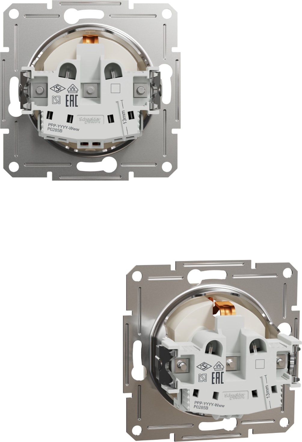 Schneider Asfora Plus Antrasit Topraklı Priz Çocuk Korumalı Çerçeveli - EPH2900271