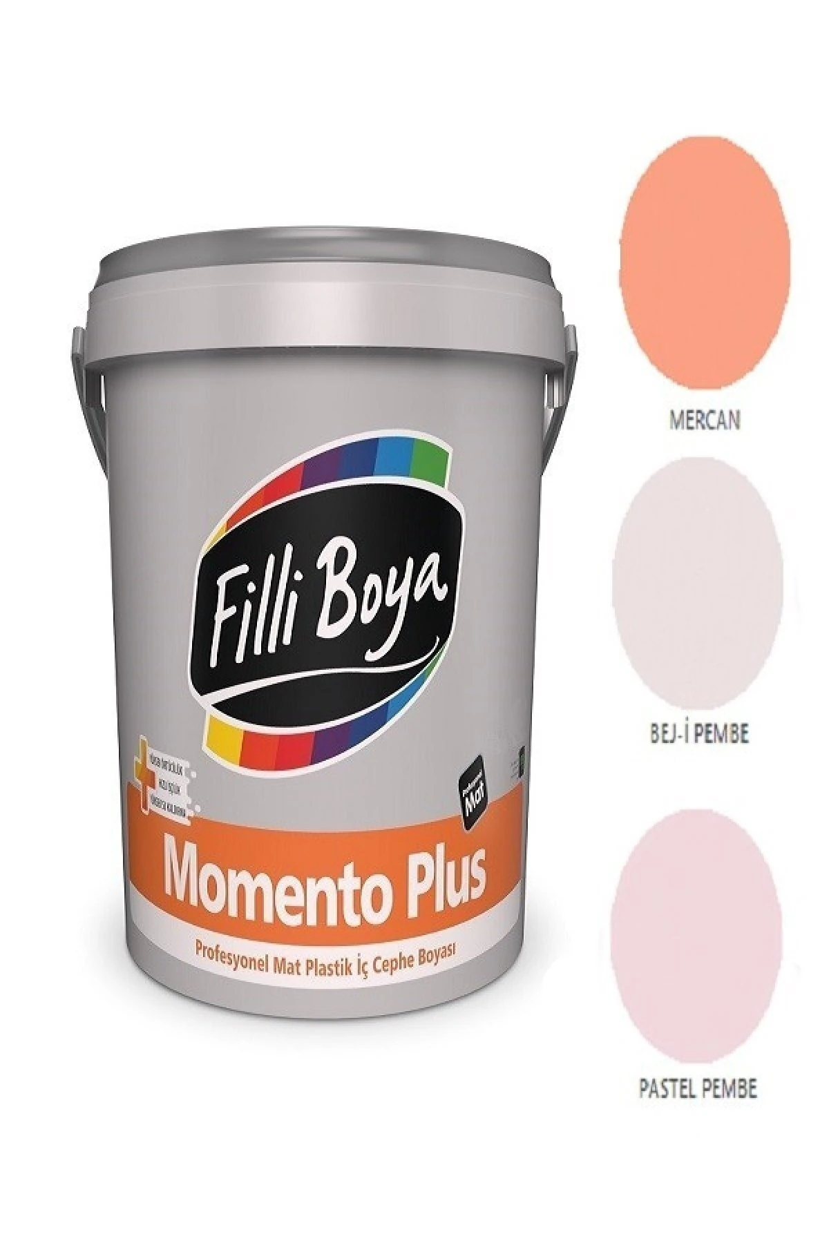Filli Momento Plus Profesyonel Mat Plastik Iç Cephe Boyası 7.5lt (pastel Pembe)