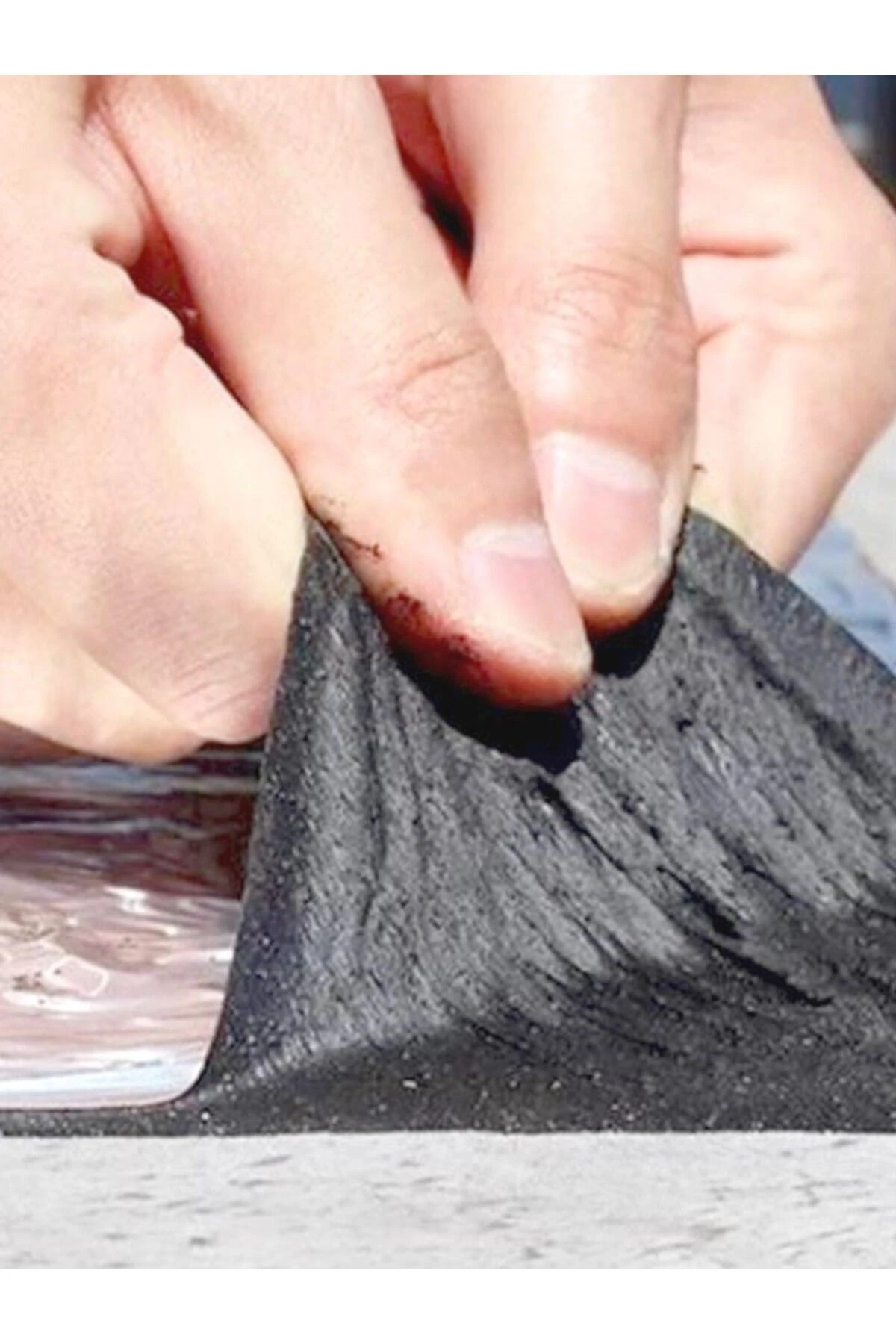 Folyolu Kauçuk Bantı 10cmx5m Isı ve Ses İzolasyon Bandı Alüminyum Kauçuk Yalıtım Bandı