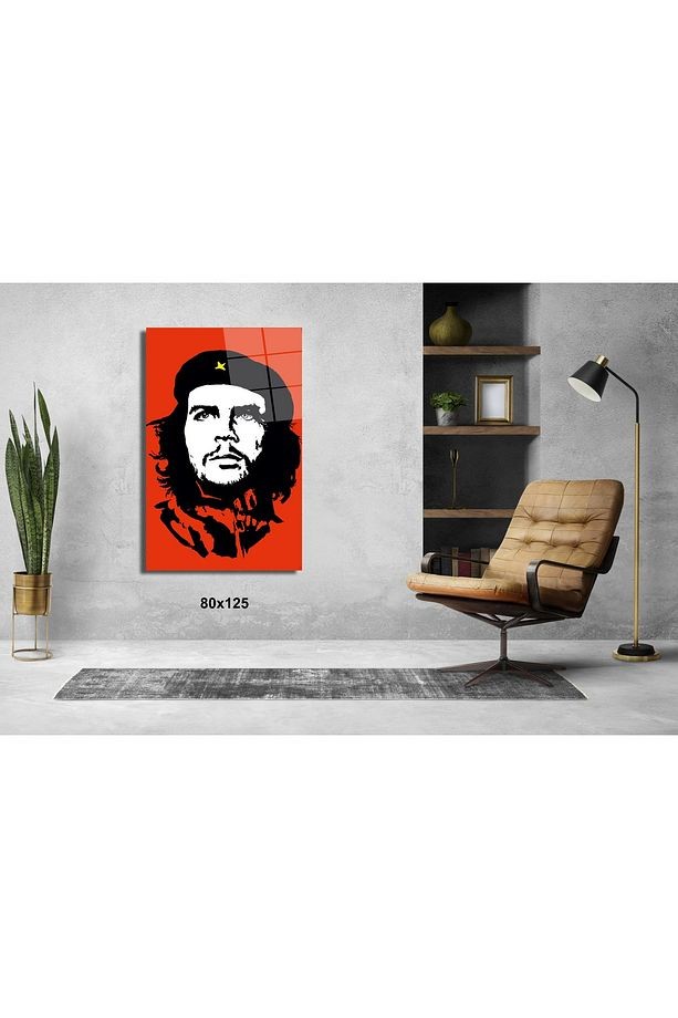 Che Guevara Sinema Ve Ünlüler Cam Tablo #PCT0885