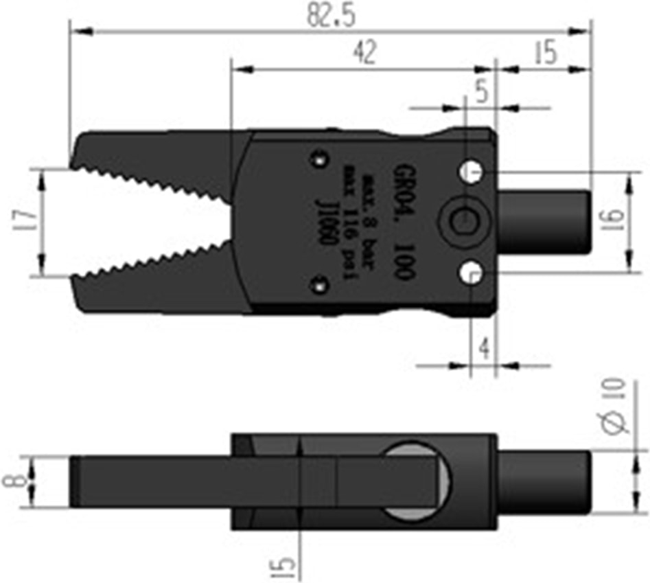 Adet Pnömatik Mini Fikstür J1060 Manipülatör Aksesuarları Mekanik Fikstür Su Borusu Klipsi, Mını-A ve Mını-E (Yurt Dışından)