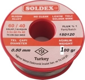 0,5 mm 100 gr Lehim Atma Teli