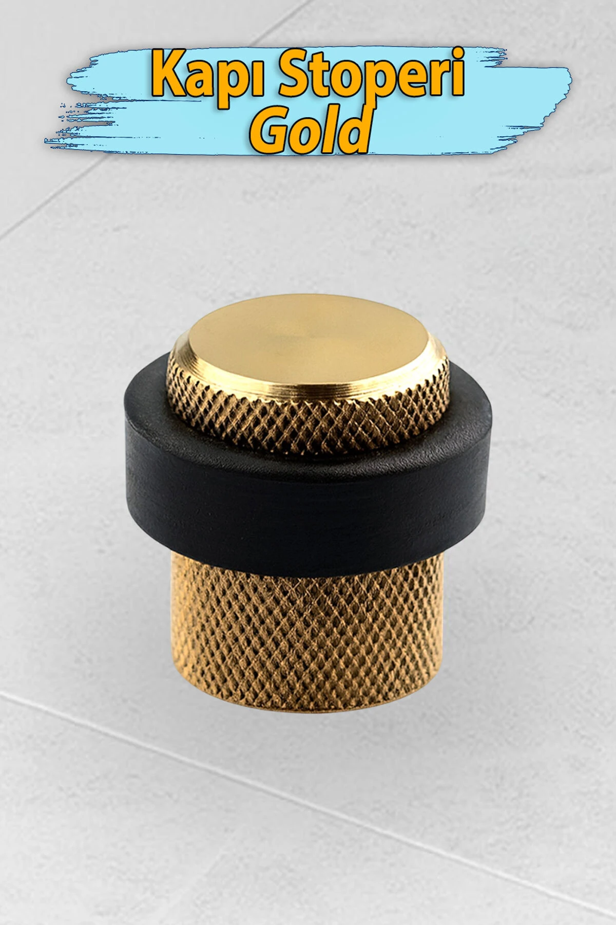 Kapı Stoperi Tamponu Gold Altın Vidalı Metal Tutacağı Tutucu Altı Kolu Pencere Stopu Takozu Sürgülü