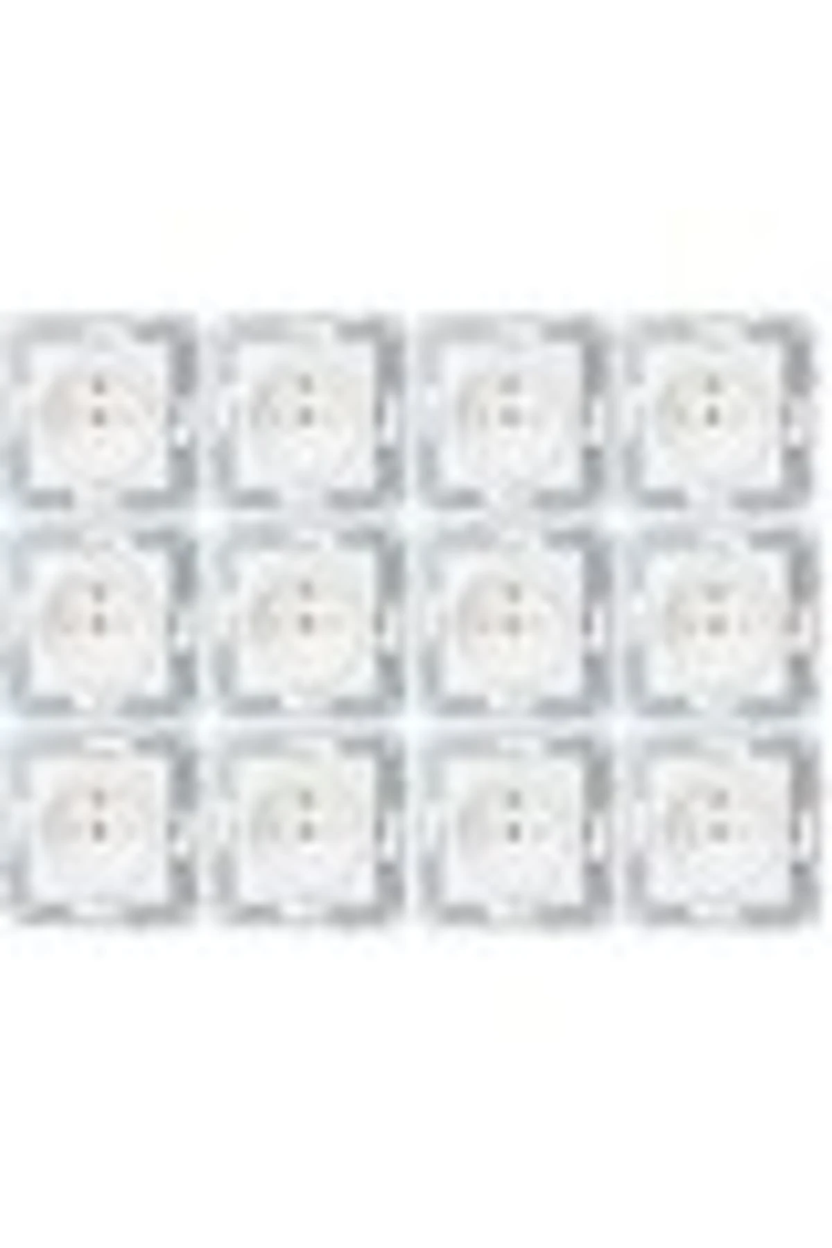 Karre - Meridian 12 Adet Ups Topraklı Priz - Çerçevesiz