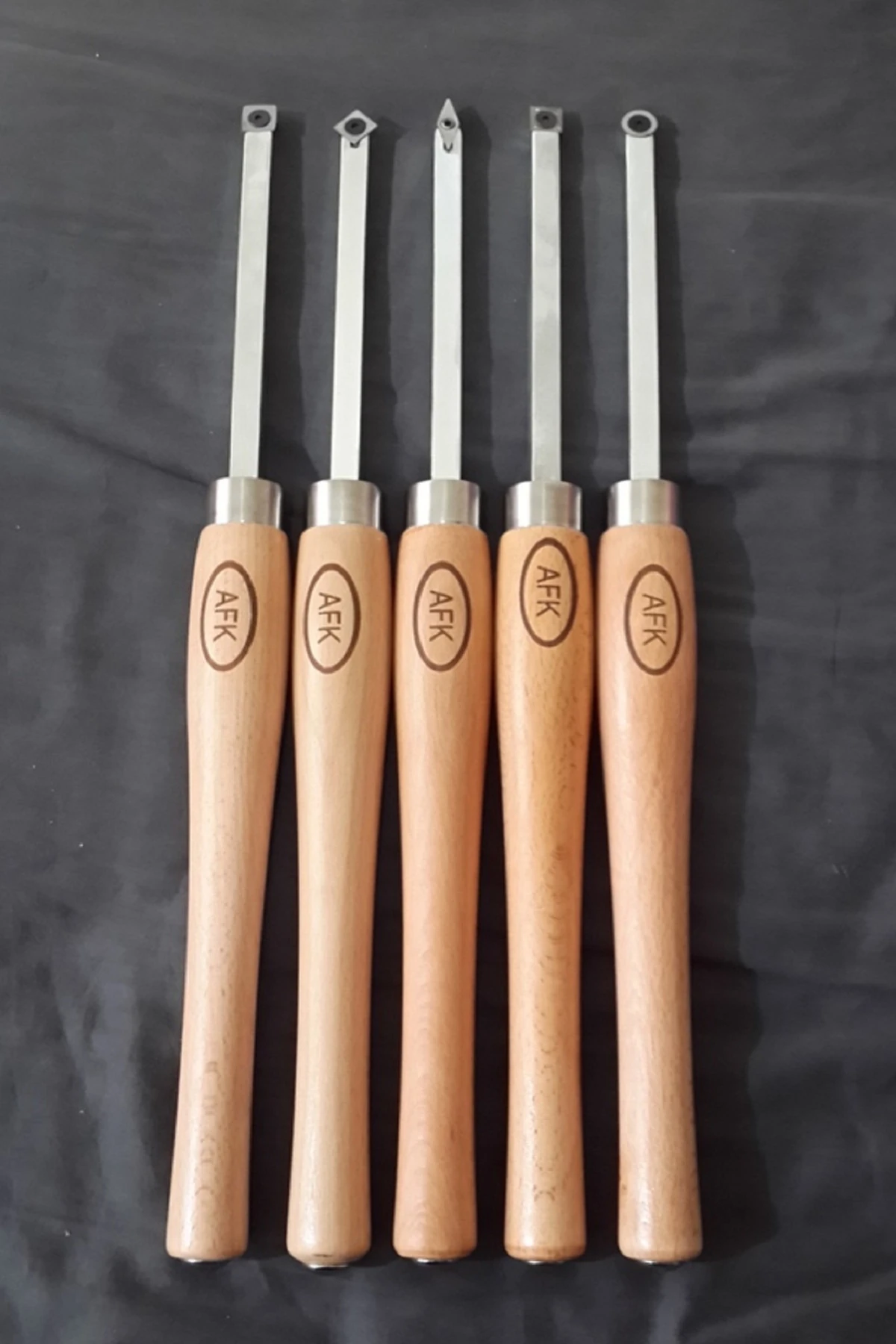 Ağaç Torna Makineleri İçin Yüksek Kalite Karbür Uçlu 5'li Bıçak seti